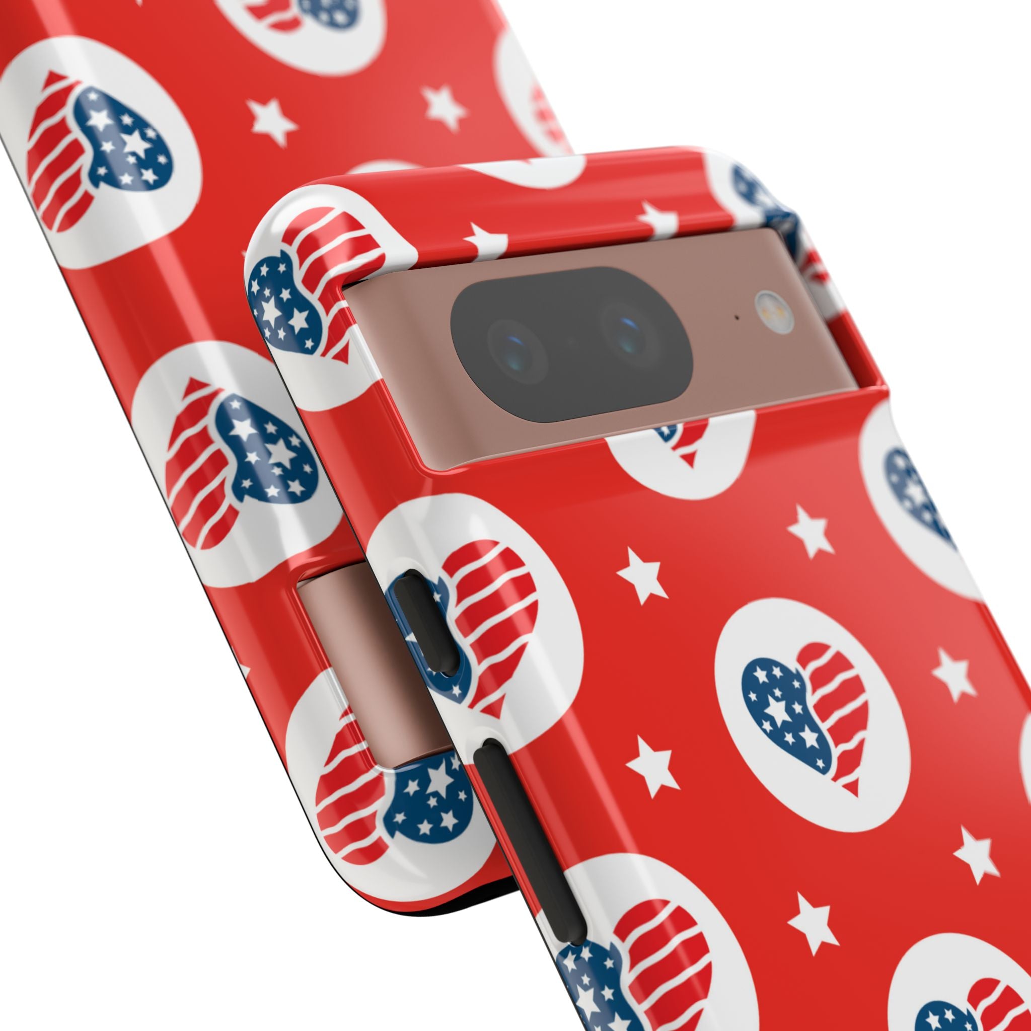 Hearts Celebrate Freedom - Google Pixel Case