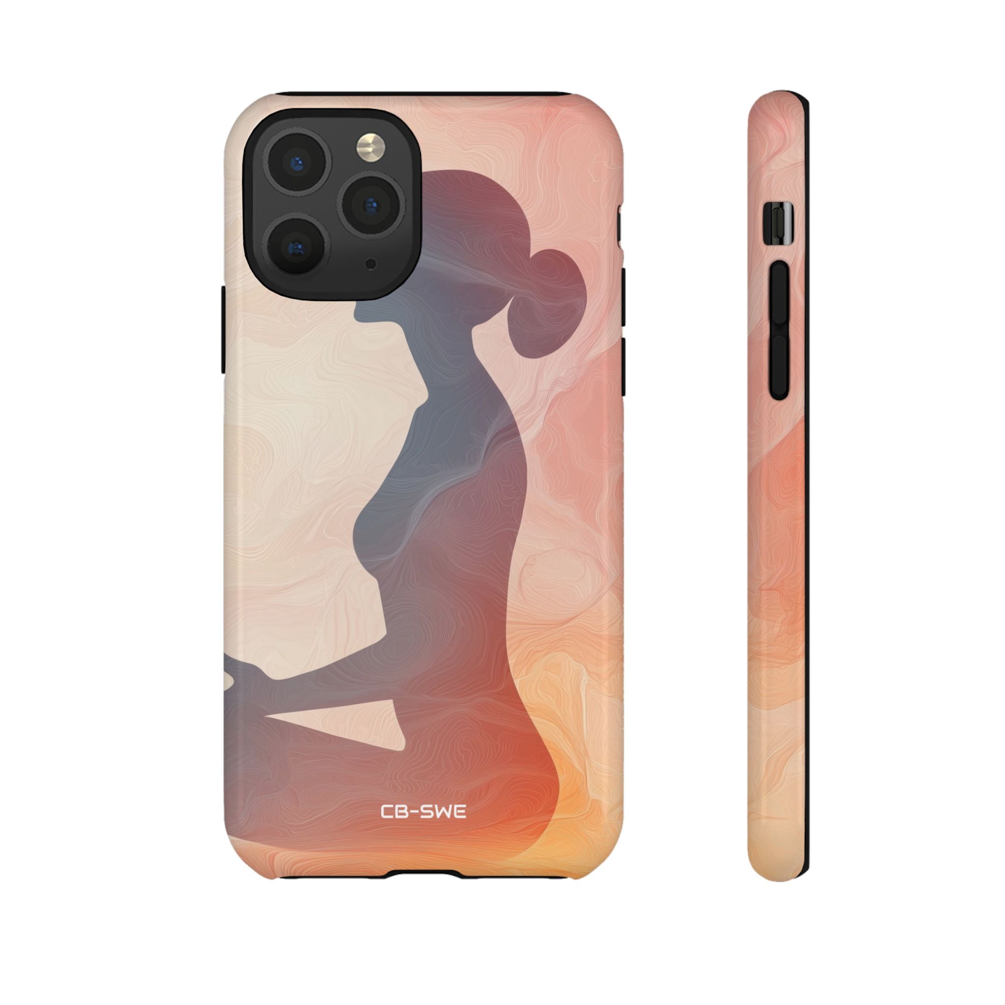 Meditator Embraces Flow - iPhone Case