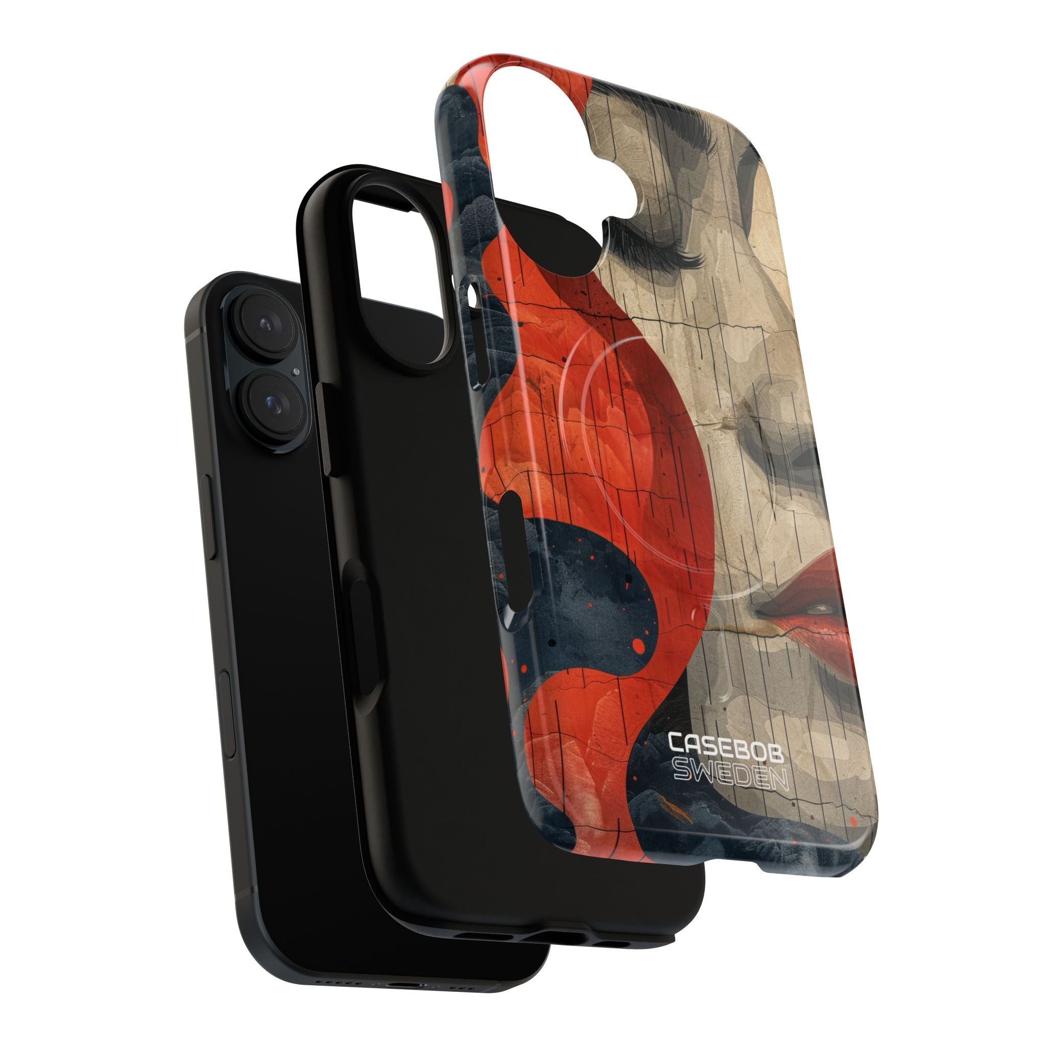 Crimson Flow Profile iPhone 16 - Tough+