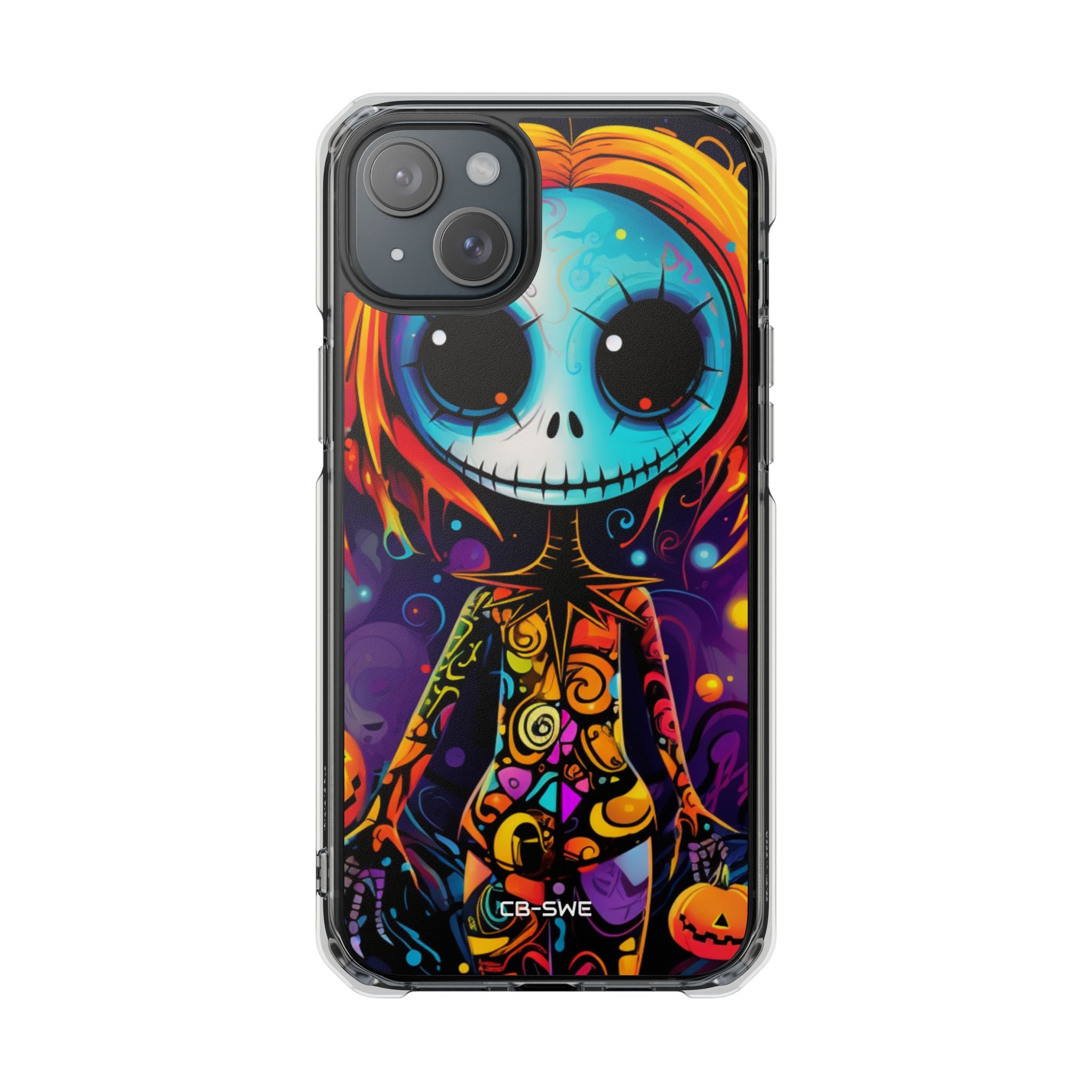 Skeletal Figure Laughs iPhone Case - Impact