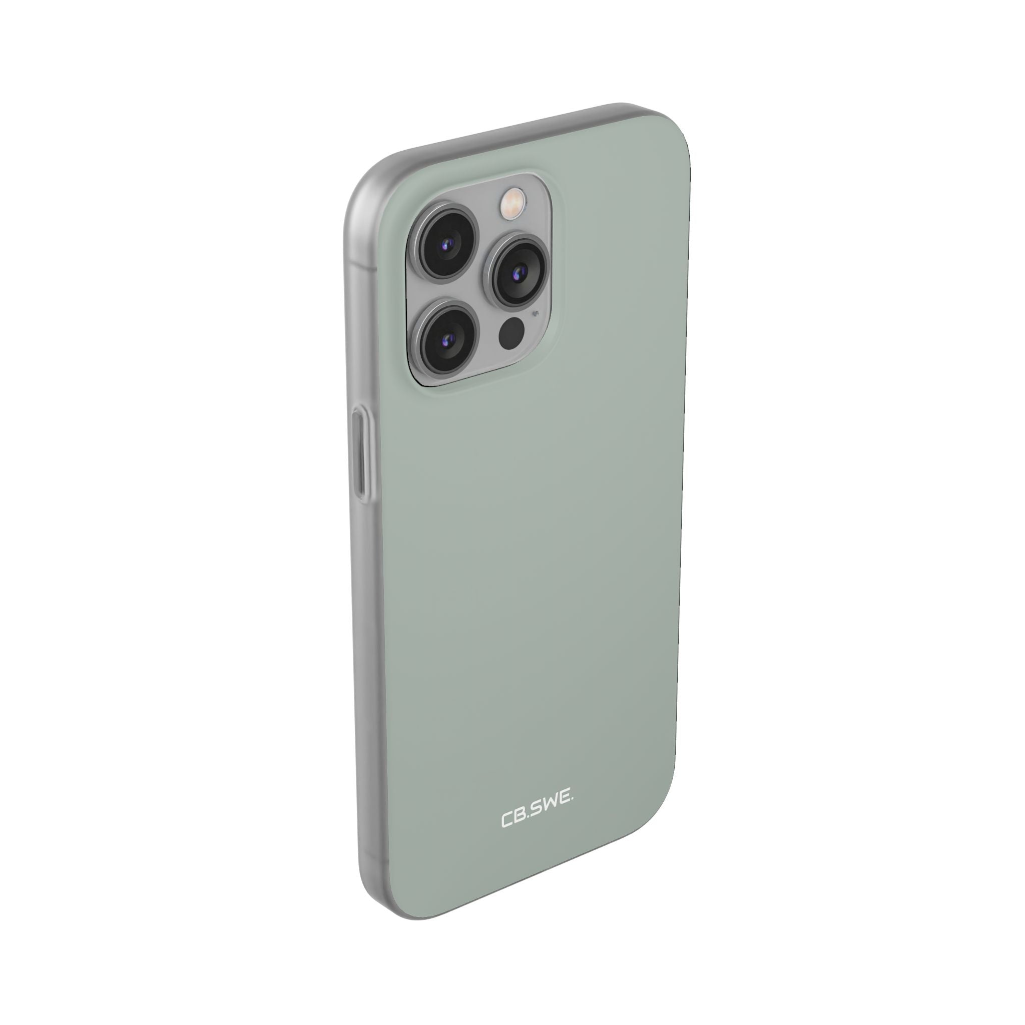 Aschgraue iPhone-Hülle – Flexi