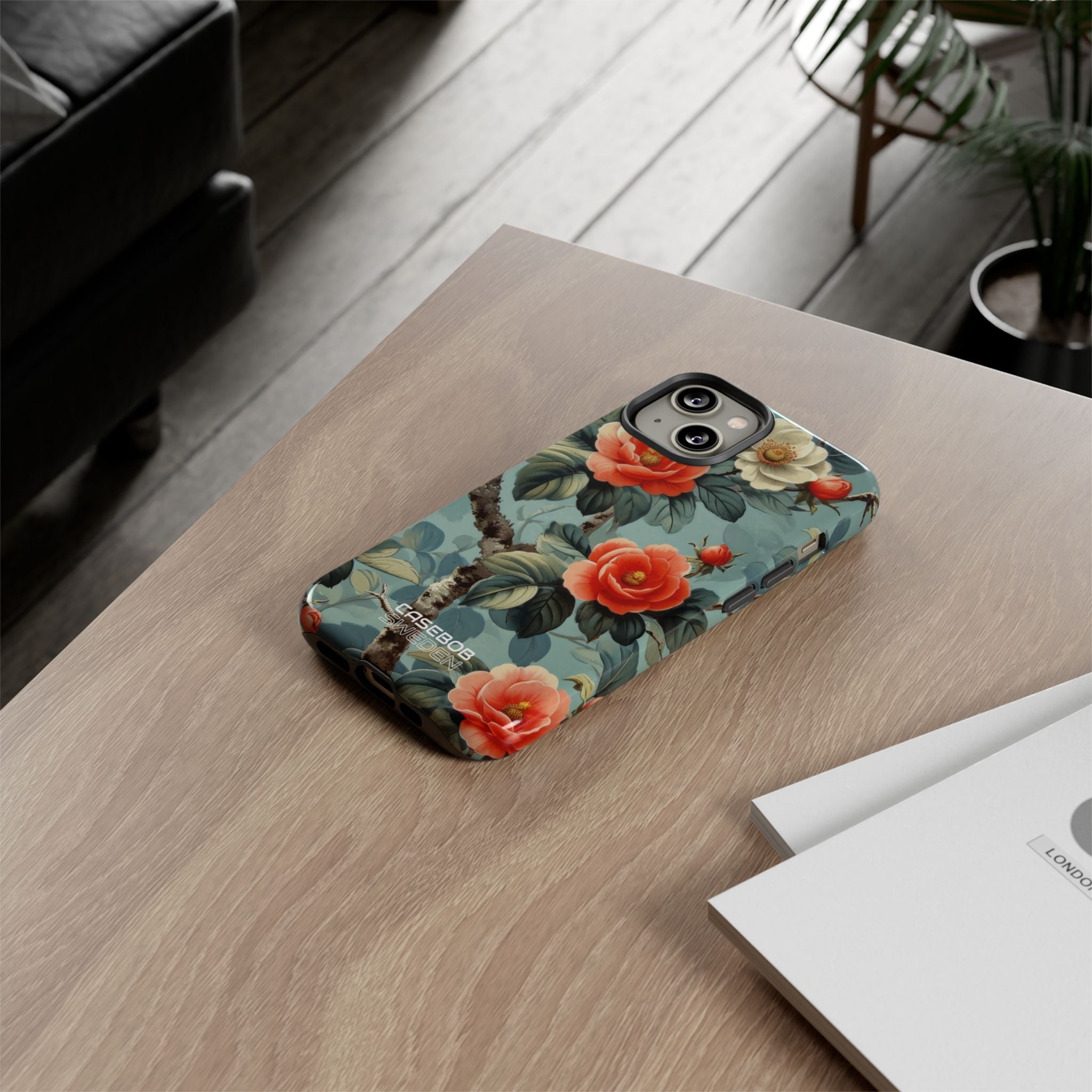 Arazzo Coral Blossom iPhone 14 - Tough