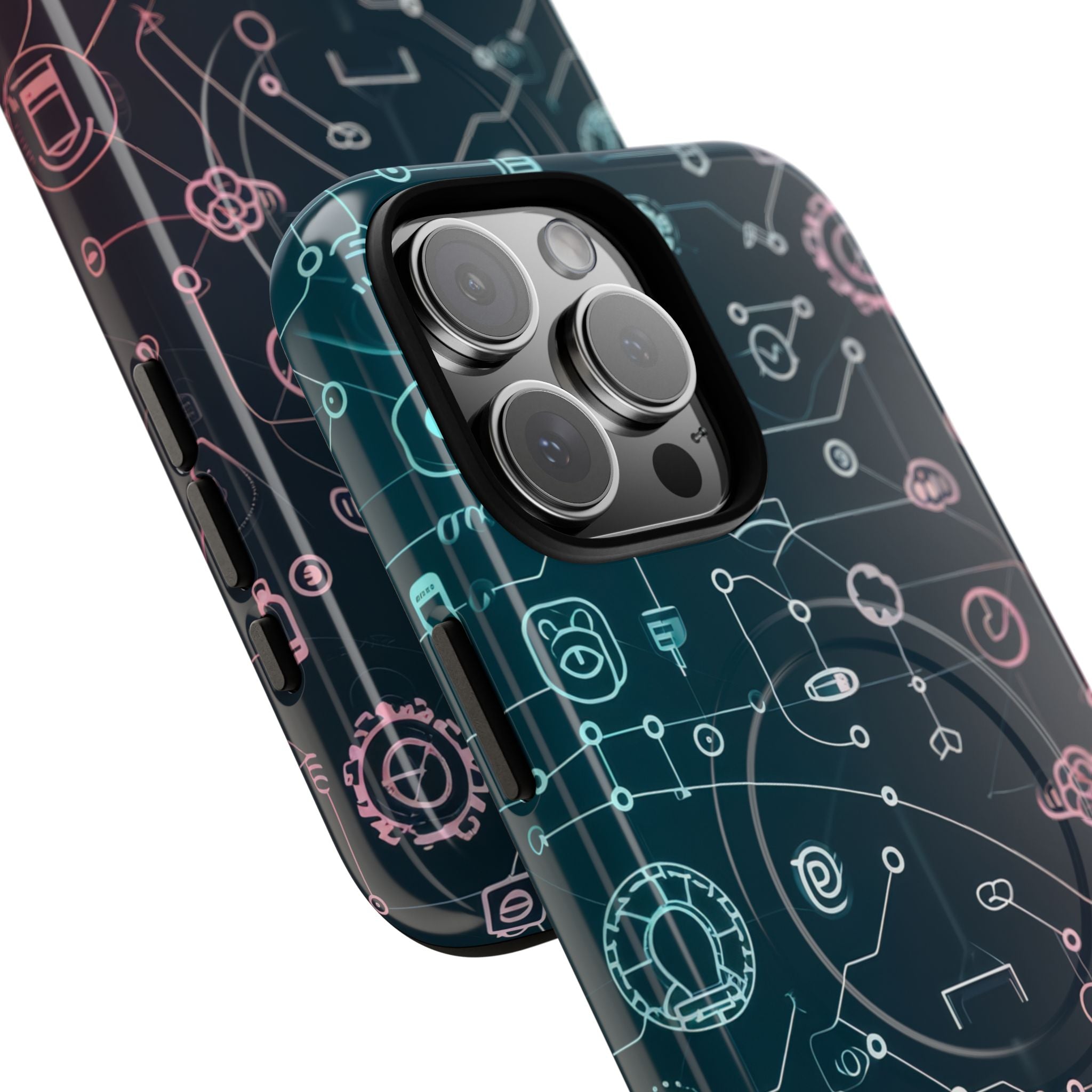 Digital Circuit Flow iPhone 16 - Tough+