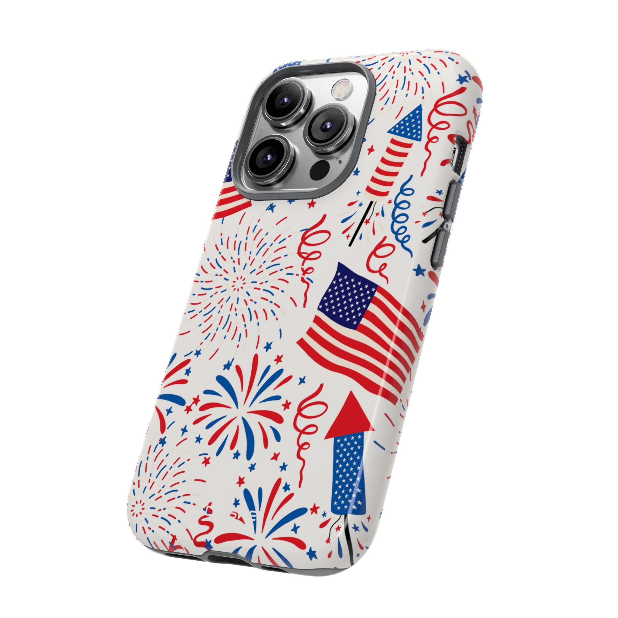 Fireworks Burst Bright - iPhone Case