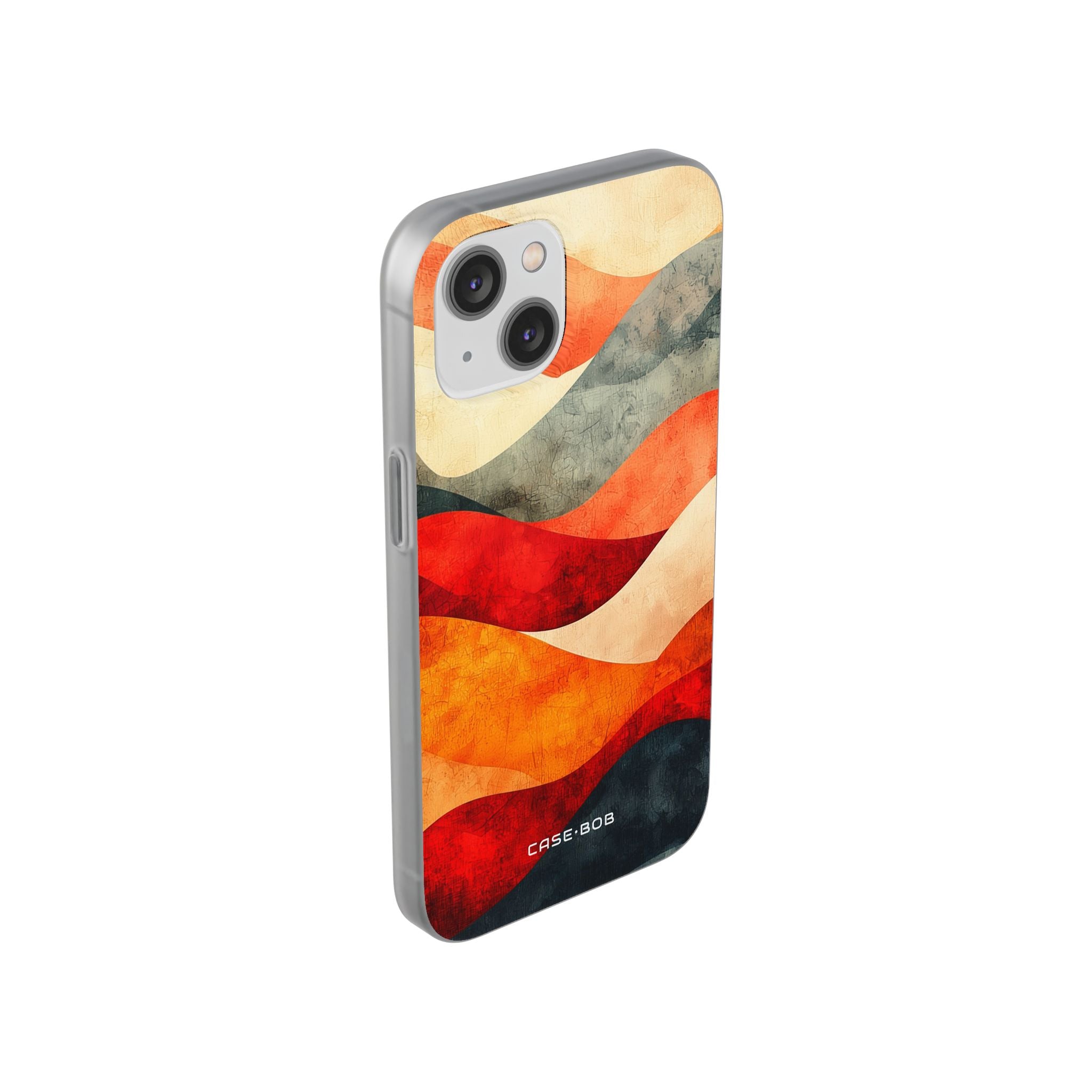 Cracked Wave Sunset iPhone 14 Case - Soft