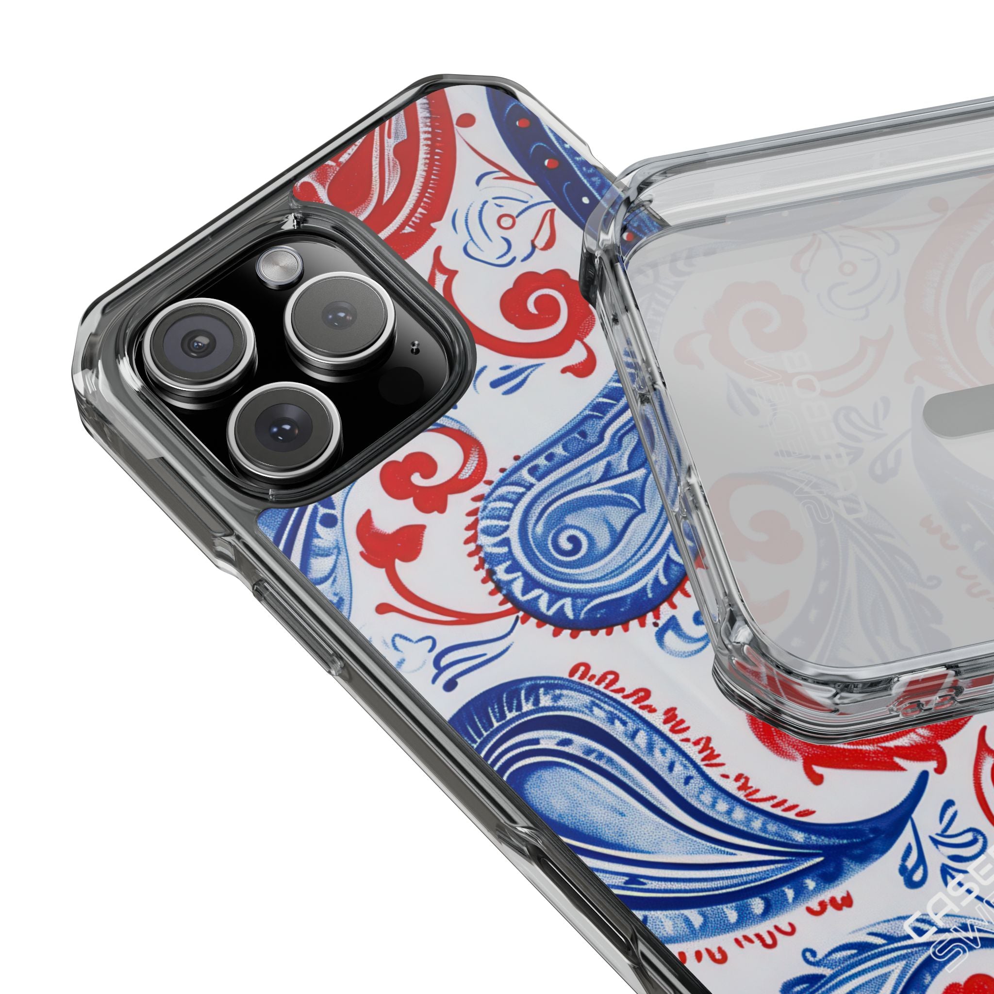 Vibrant Paisley Swirls iPhone 16 - Impact Clear+