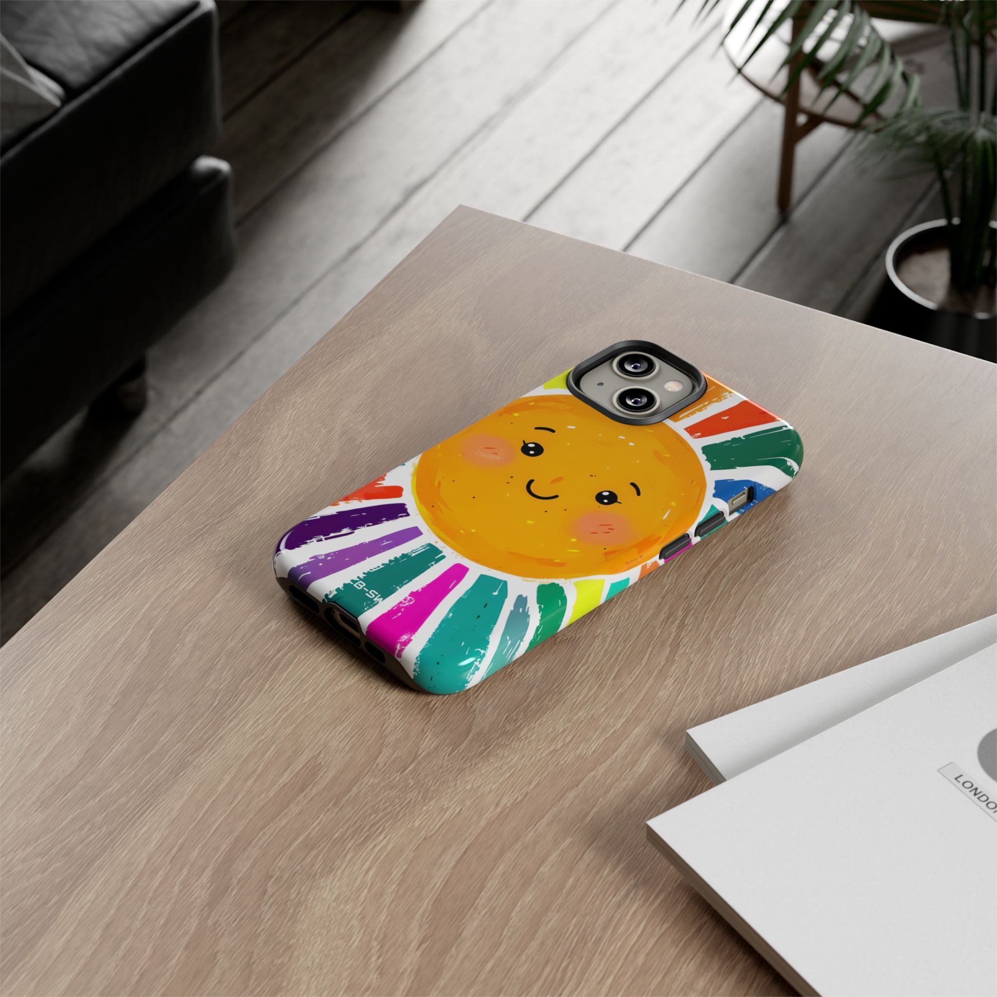 Radiant Smiling Sun - iPhone Case