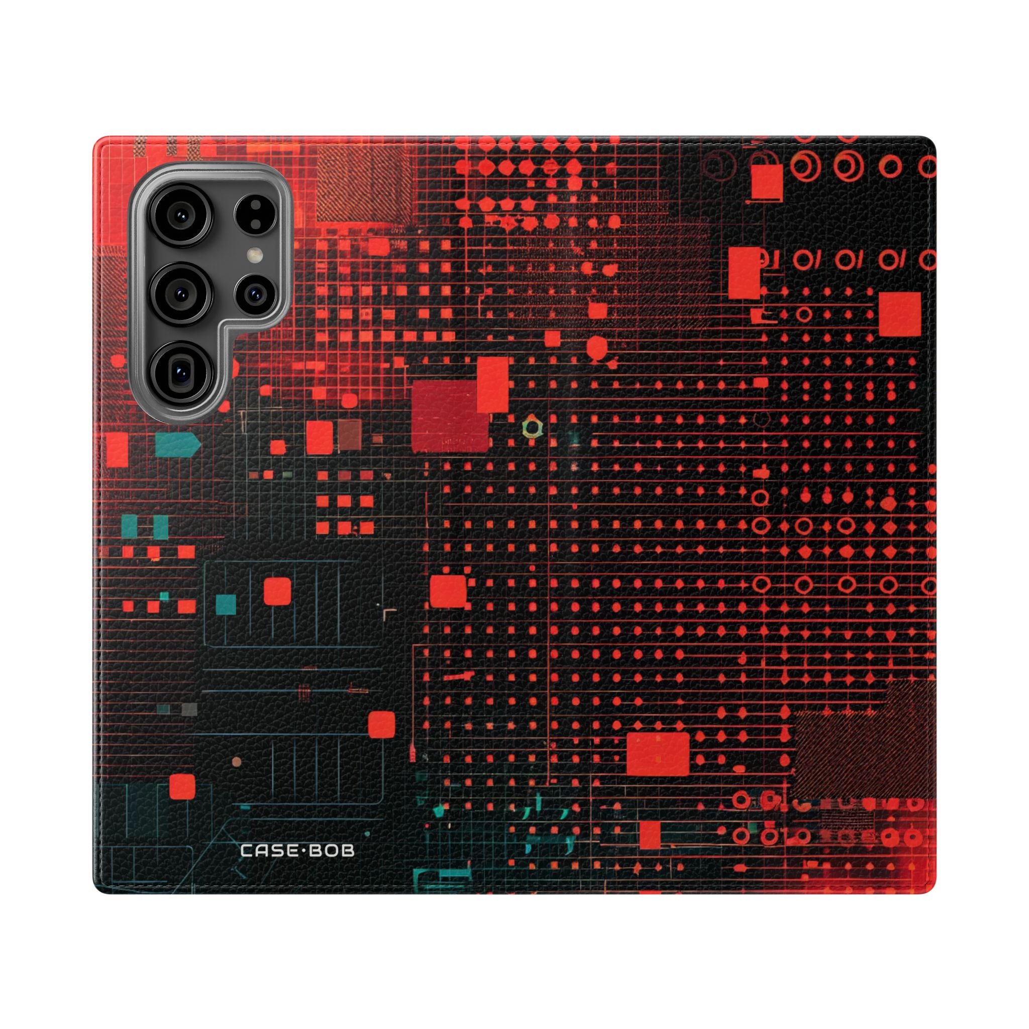 Crimson Circuit - Samsung S23 Ultra Case - Wallet