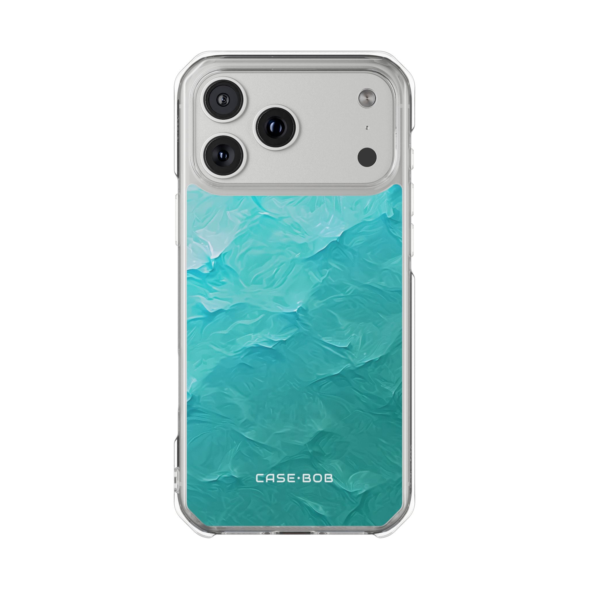 Teal Swirl iPhone 17 Pro Max Case - Impact