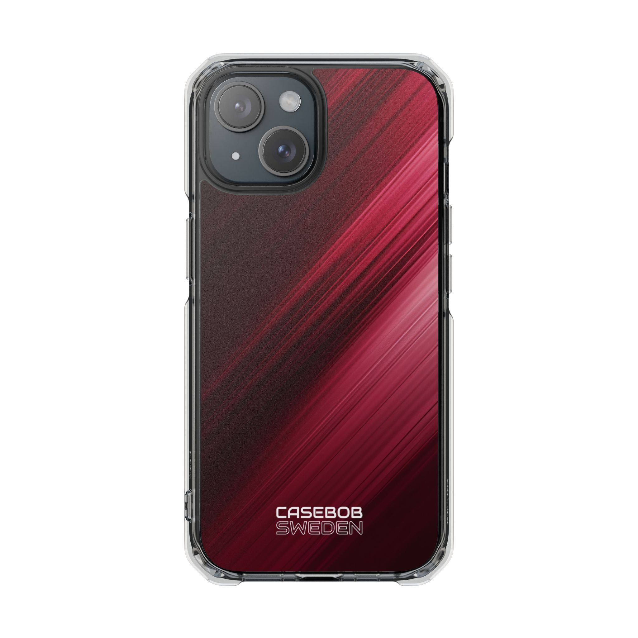 Crimson Drift Motion iPhone 15 - Impact Clear+