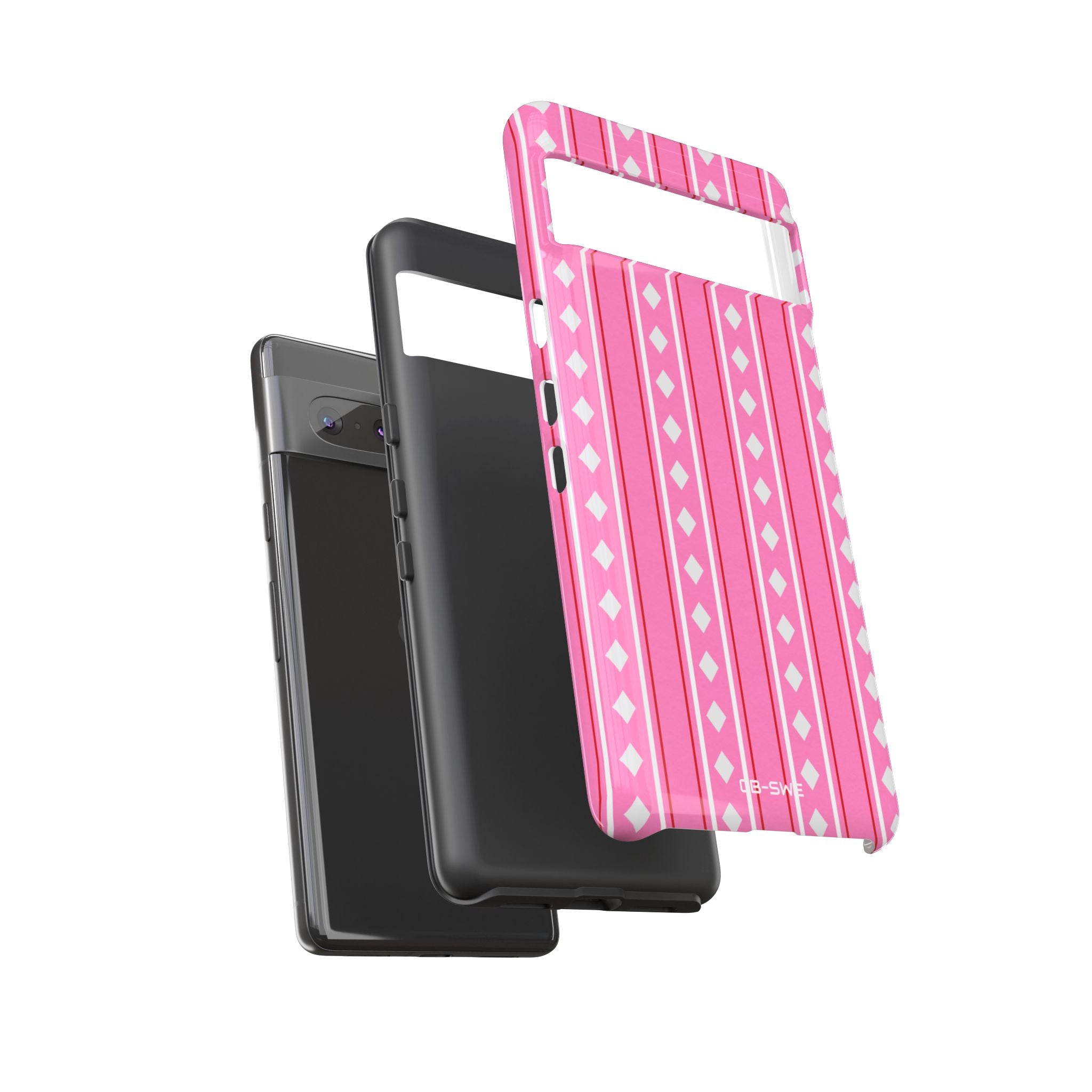Pink Diamonds Symmetry - Google Pixel Case