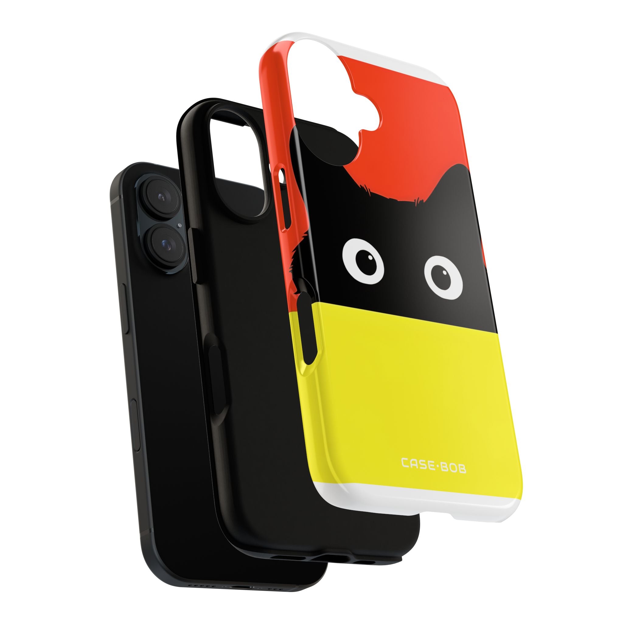 Peekaboo Cat Crimson iPhone 16 Plus Case - Tough
