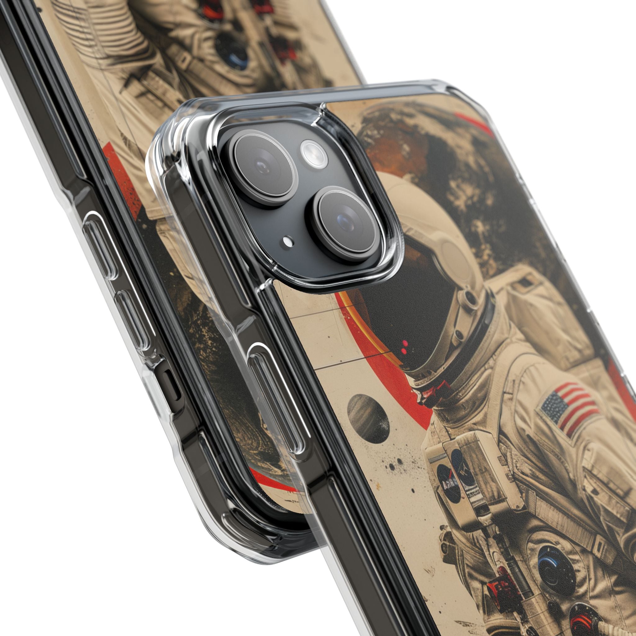 Cosmic Voyager Drift iPhone 15 - Impact Clear+