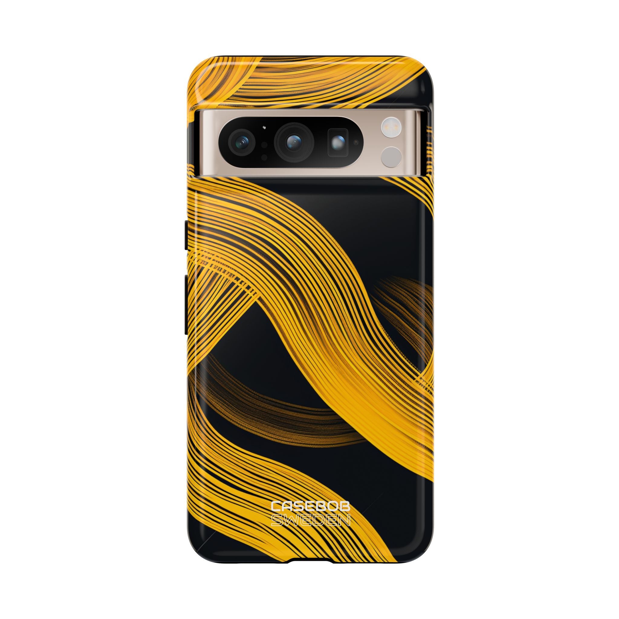 Yellow Flow Lines Google Pixel 8 - Tough