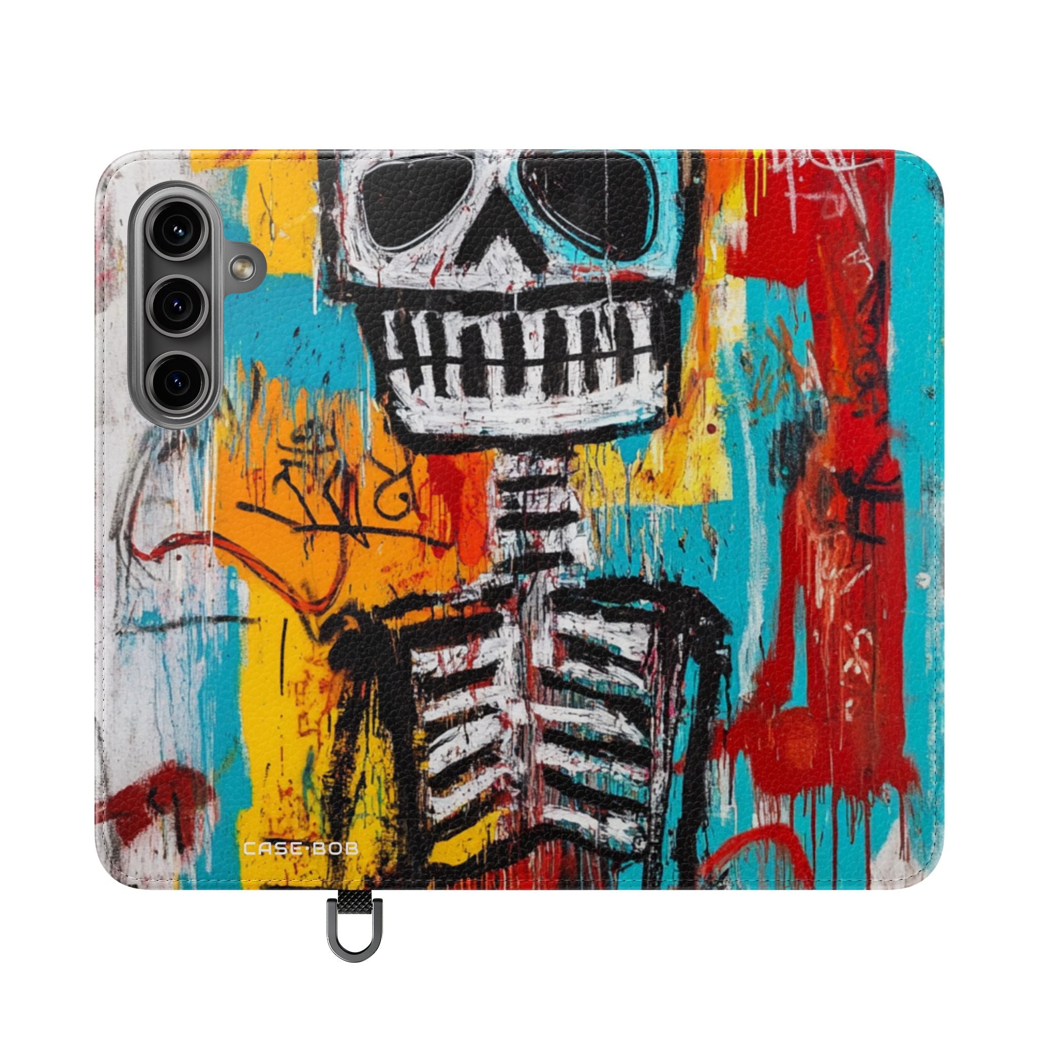 Neon Skull Chaos - Samsung S24 Case - Wallet