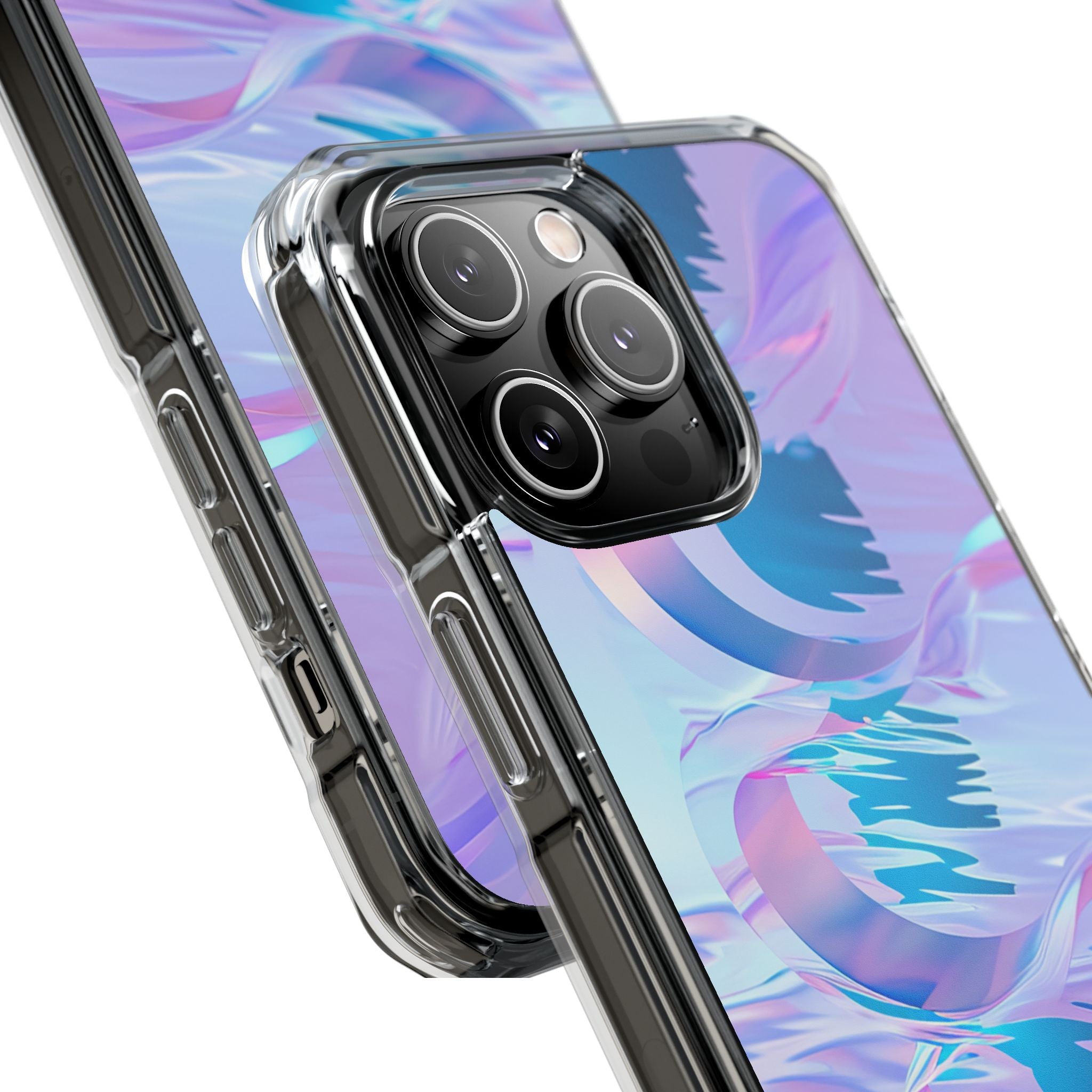 Iridescente Stromende Golven iPhone 14 - Impact Clear+