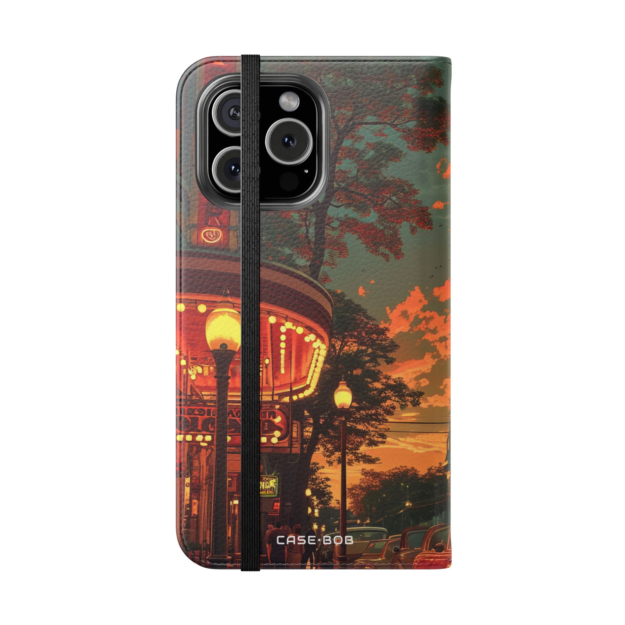 Crimson Classic Glow - iPhone 16 Max Case - Wallet