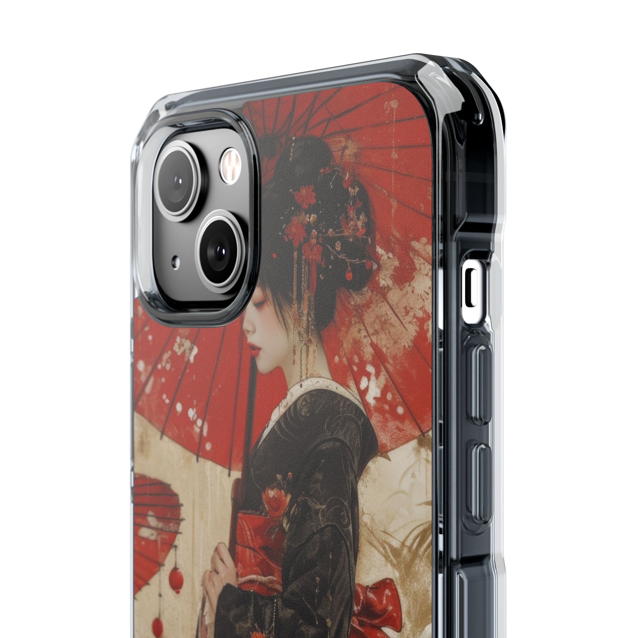 Scarlet Crane Dreams iPhone 14 - Impact Clear+