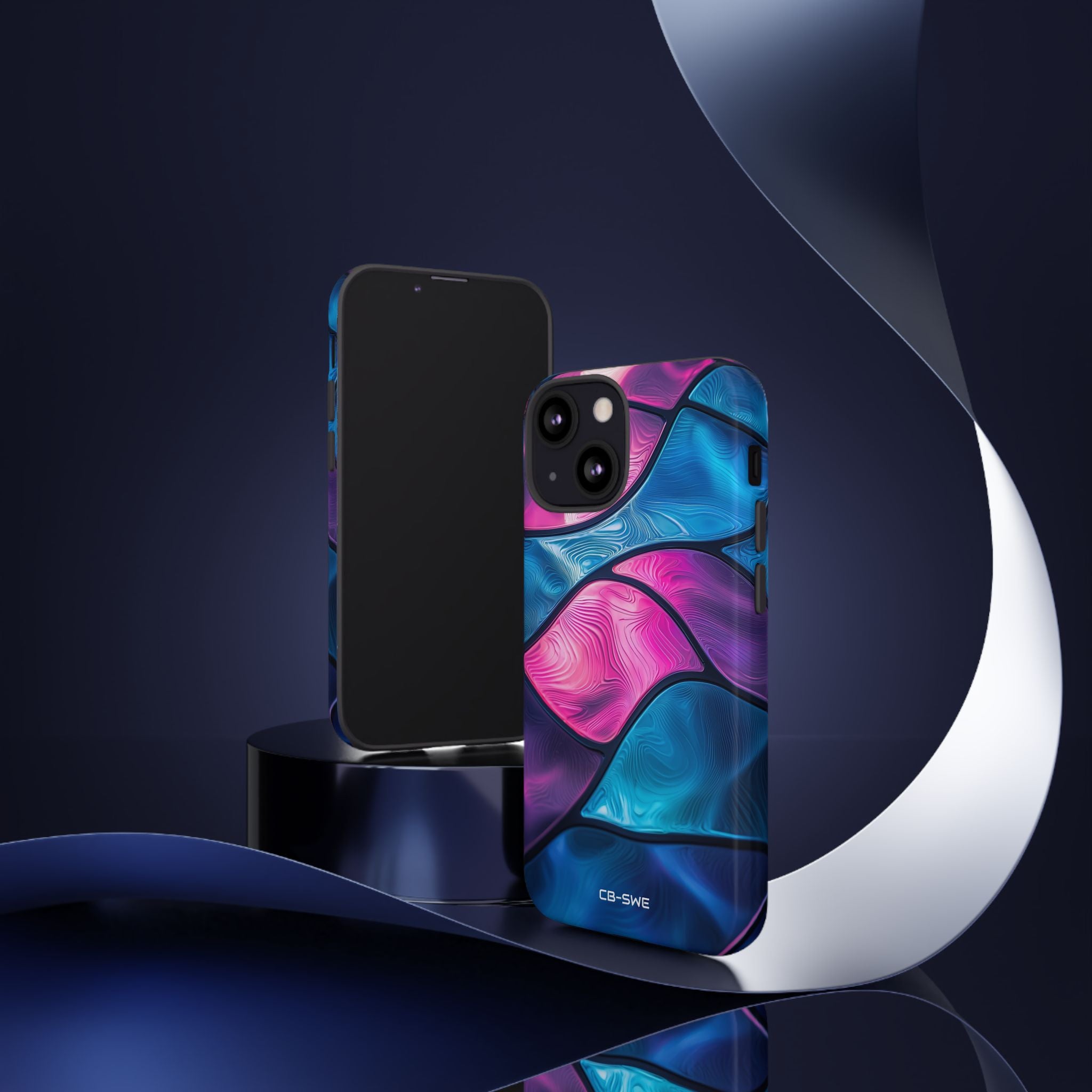 Shimmering Waves Flow - iPhone Case