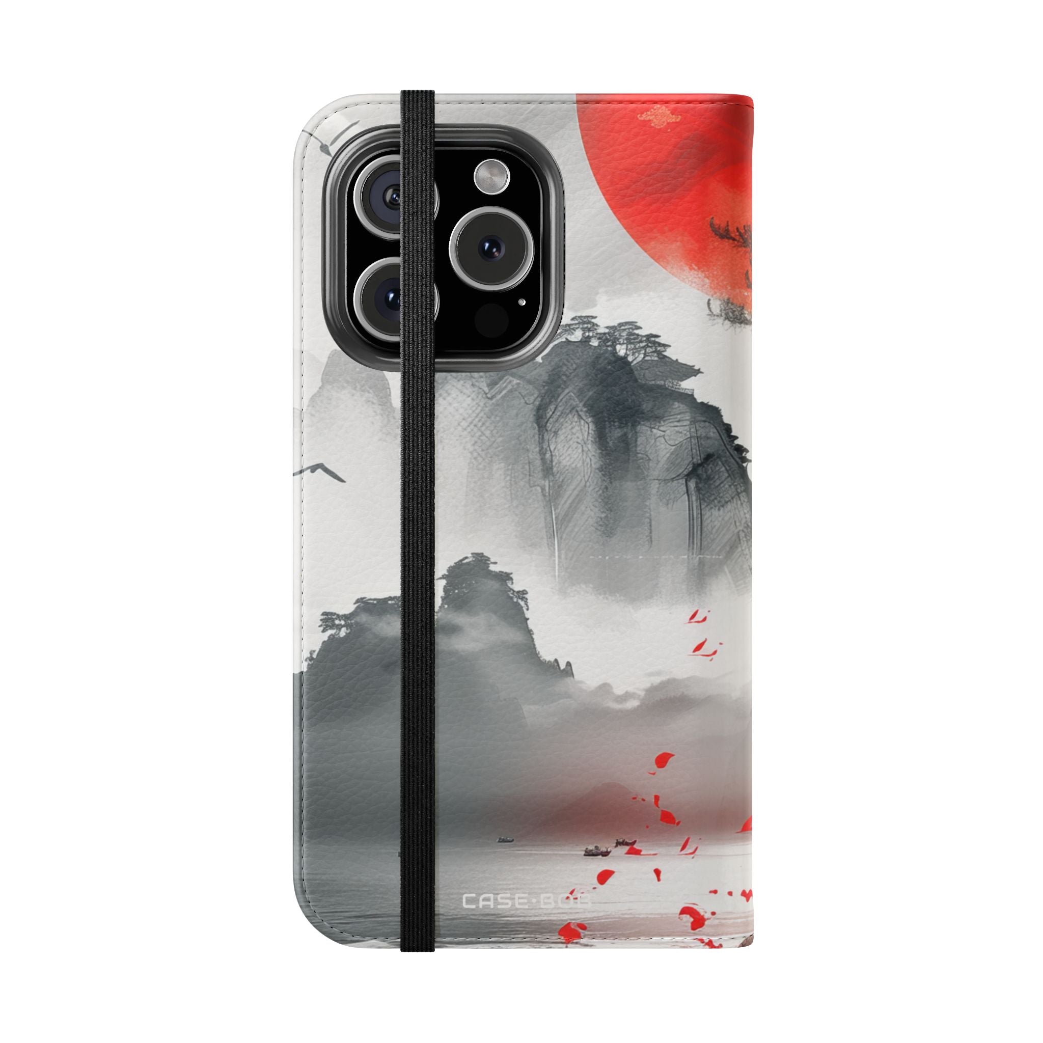 Red Sun Serenity - iPhone 16 Pro Case - Wallet