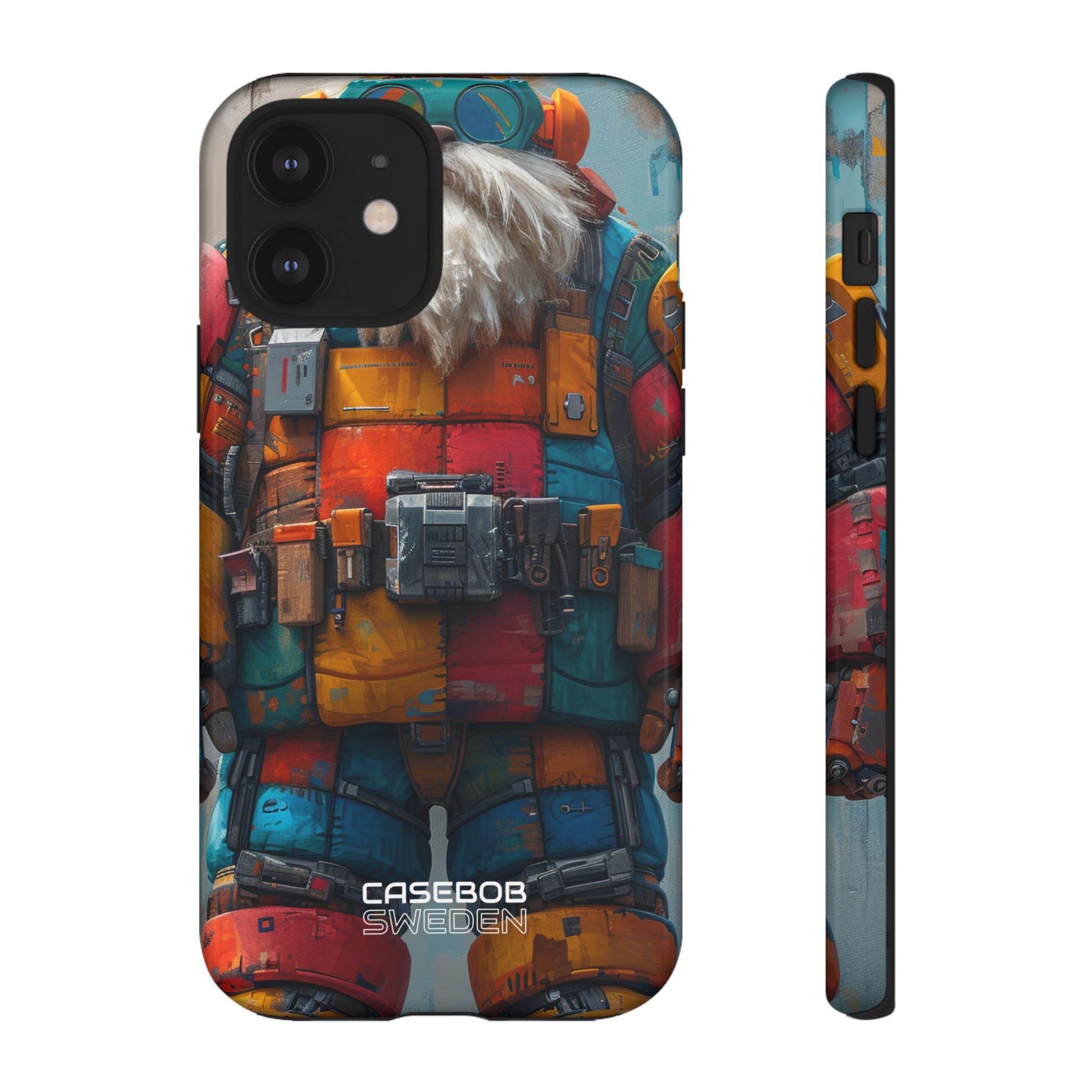 Whimsical Robot Wanderer iPhone 12 - Tough