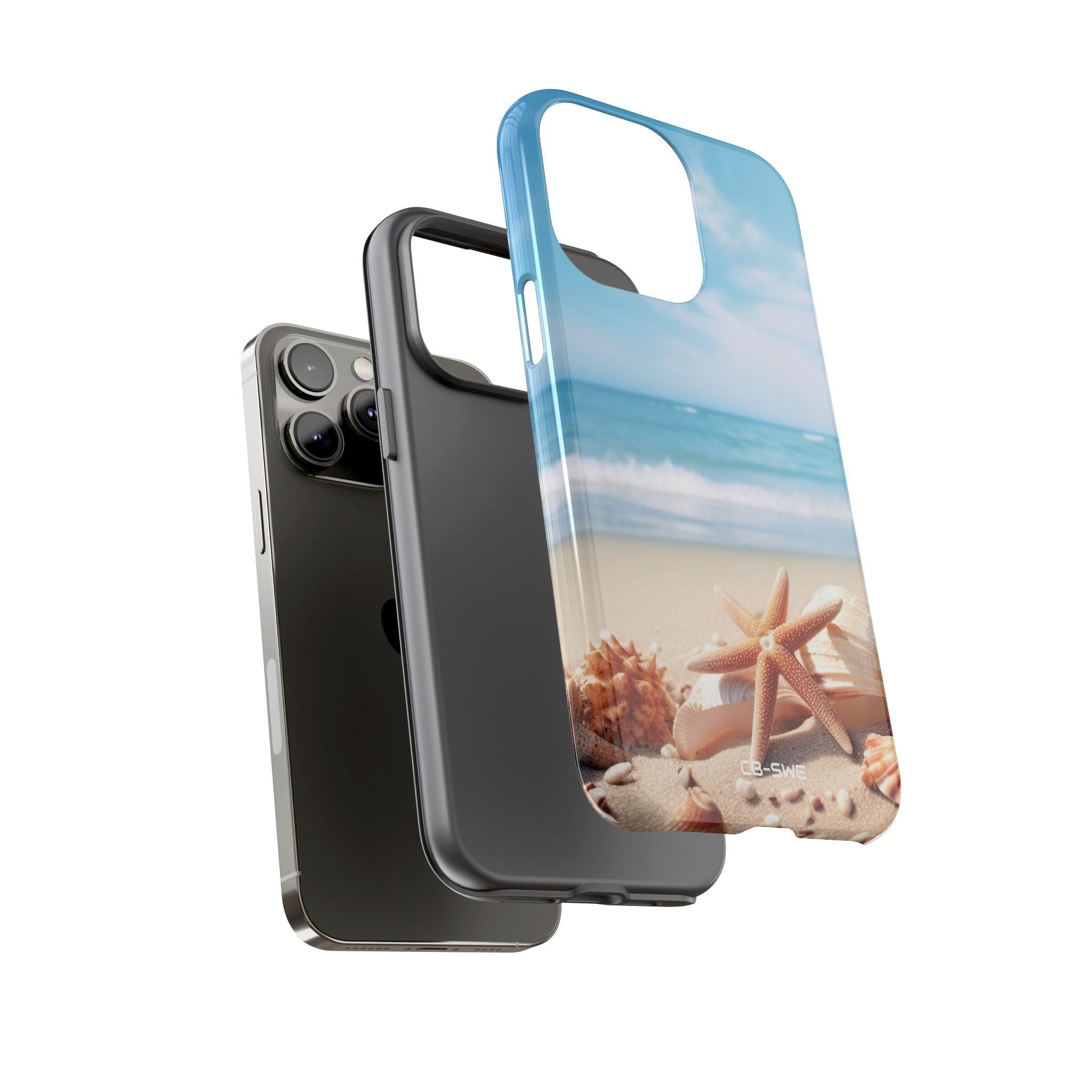 Shells Rest Beneath Waves - iPhone Case