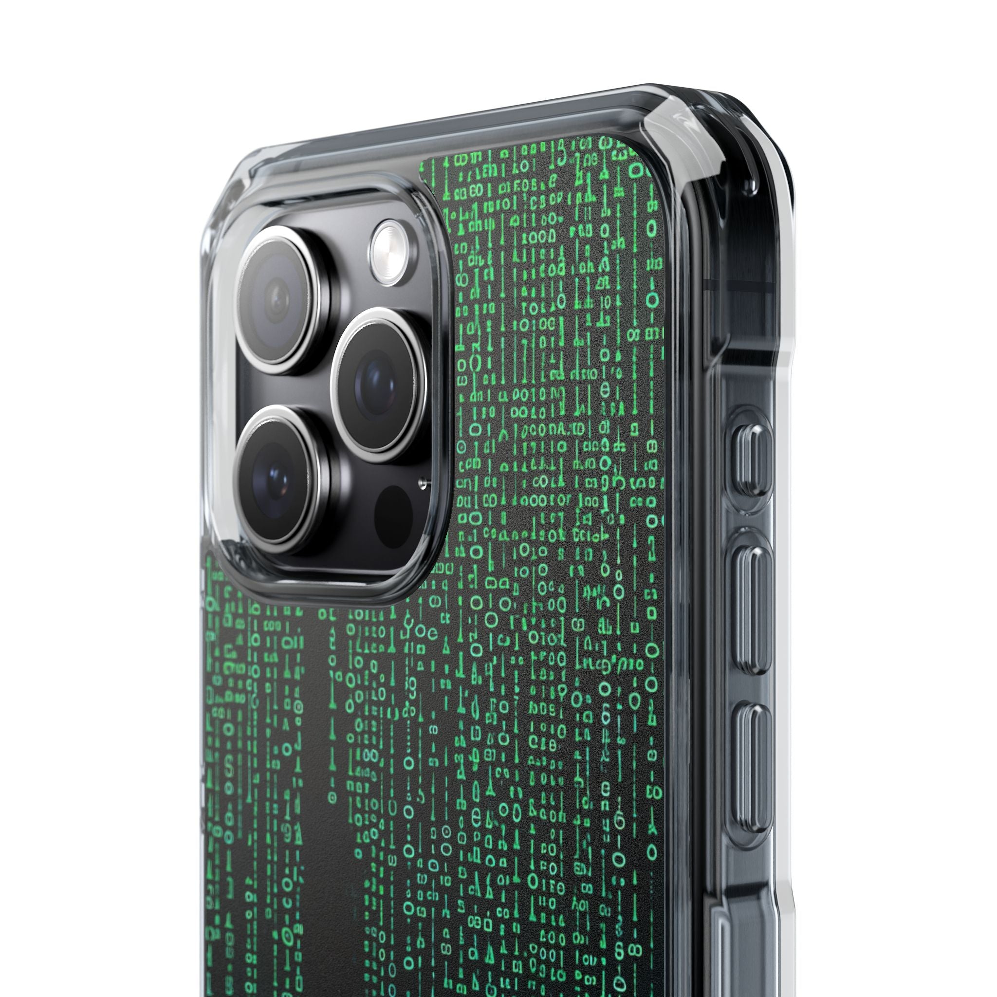 Neon Data Stream iPhone 15 - Impact Clear+