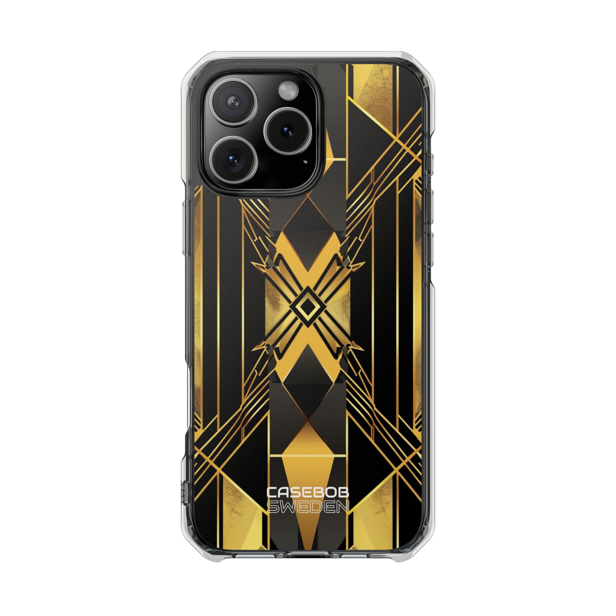 Golden Deco Symphony iPhone 16 - Impact Clear+