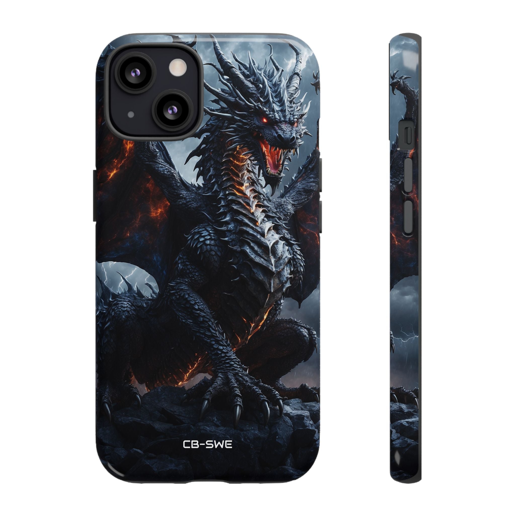 Fiery Wings Unleashed - iPhone Case