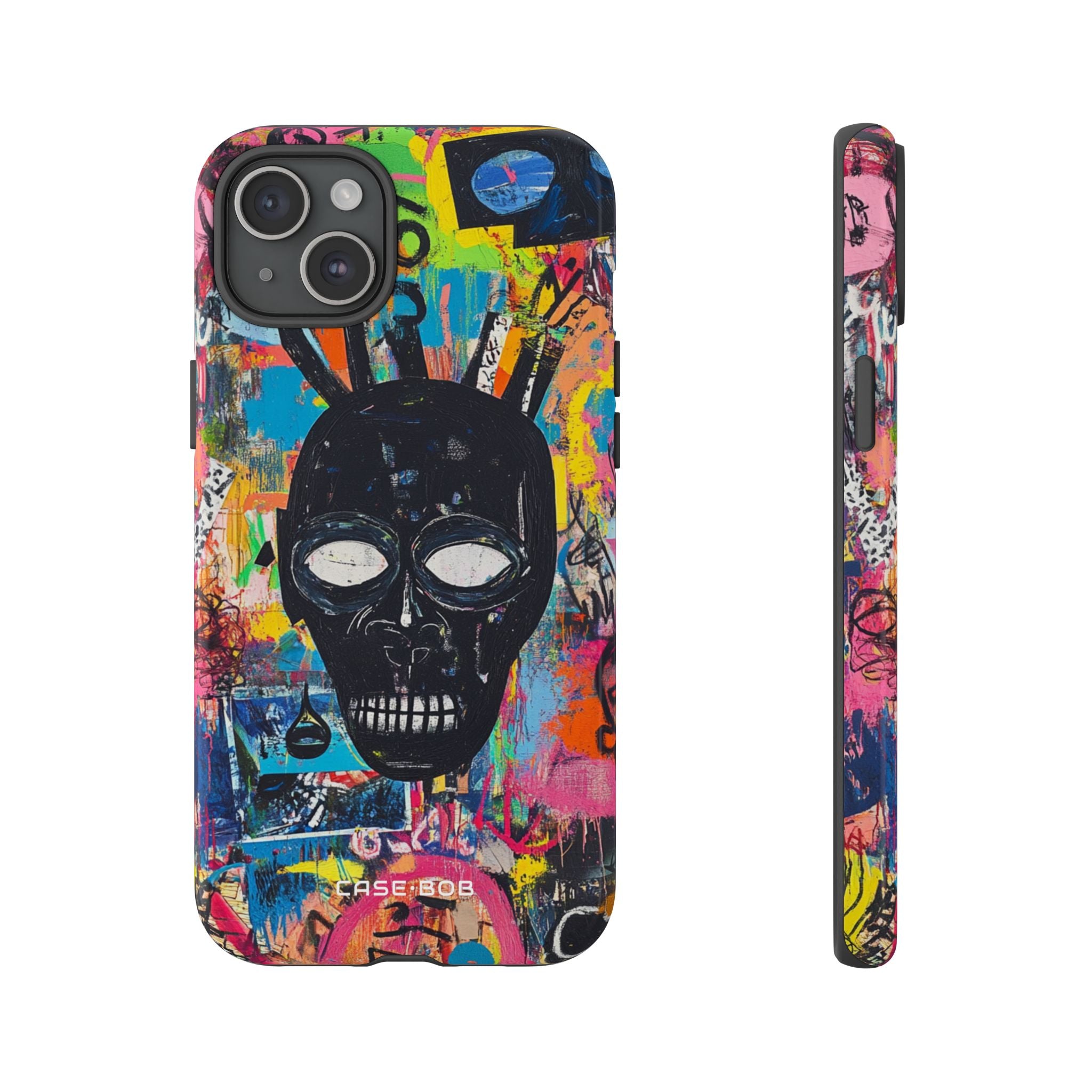 Skull Vortex iPhone 15 Plus Case - Tough