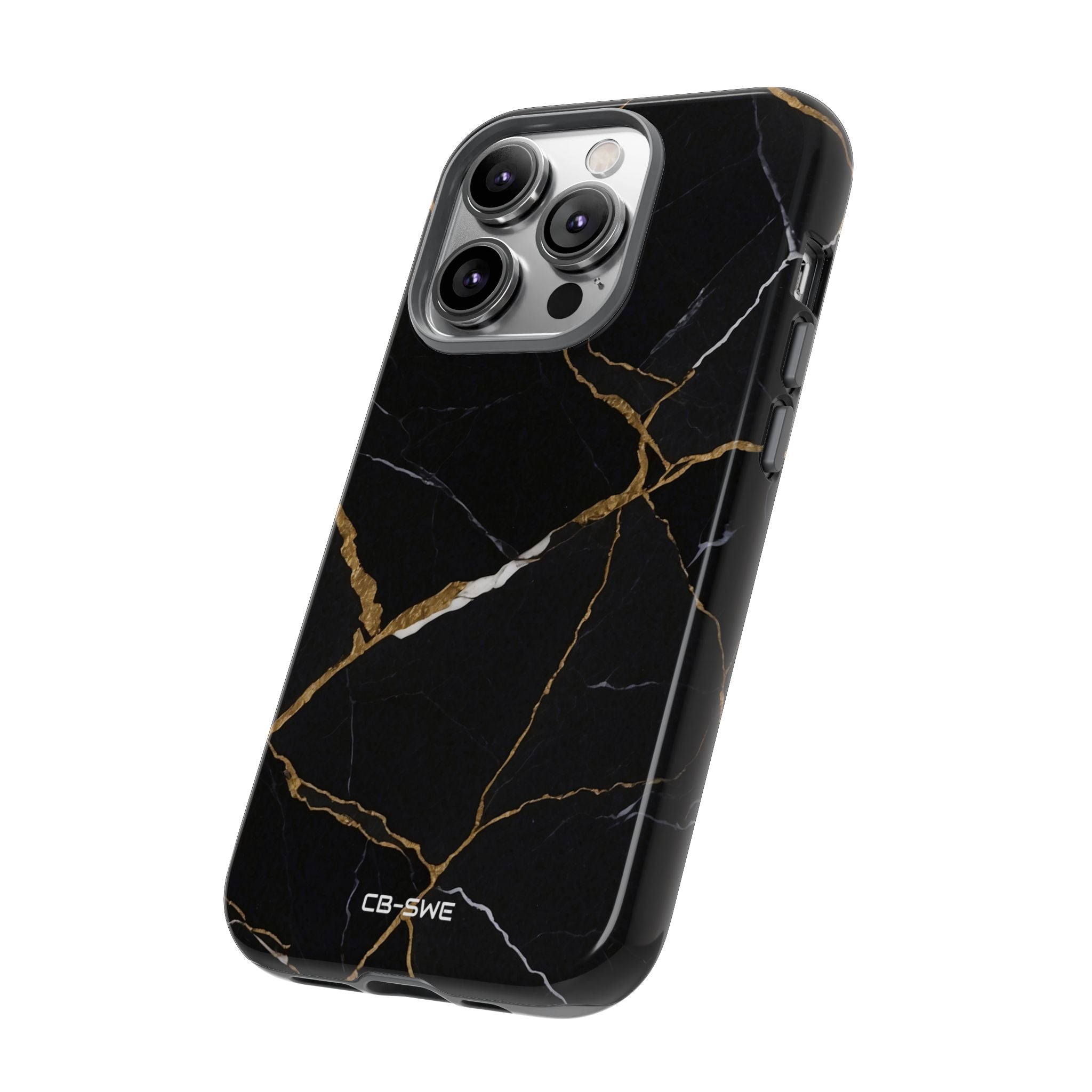 Golden Veins Emerge - iPhone Case