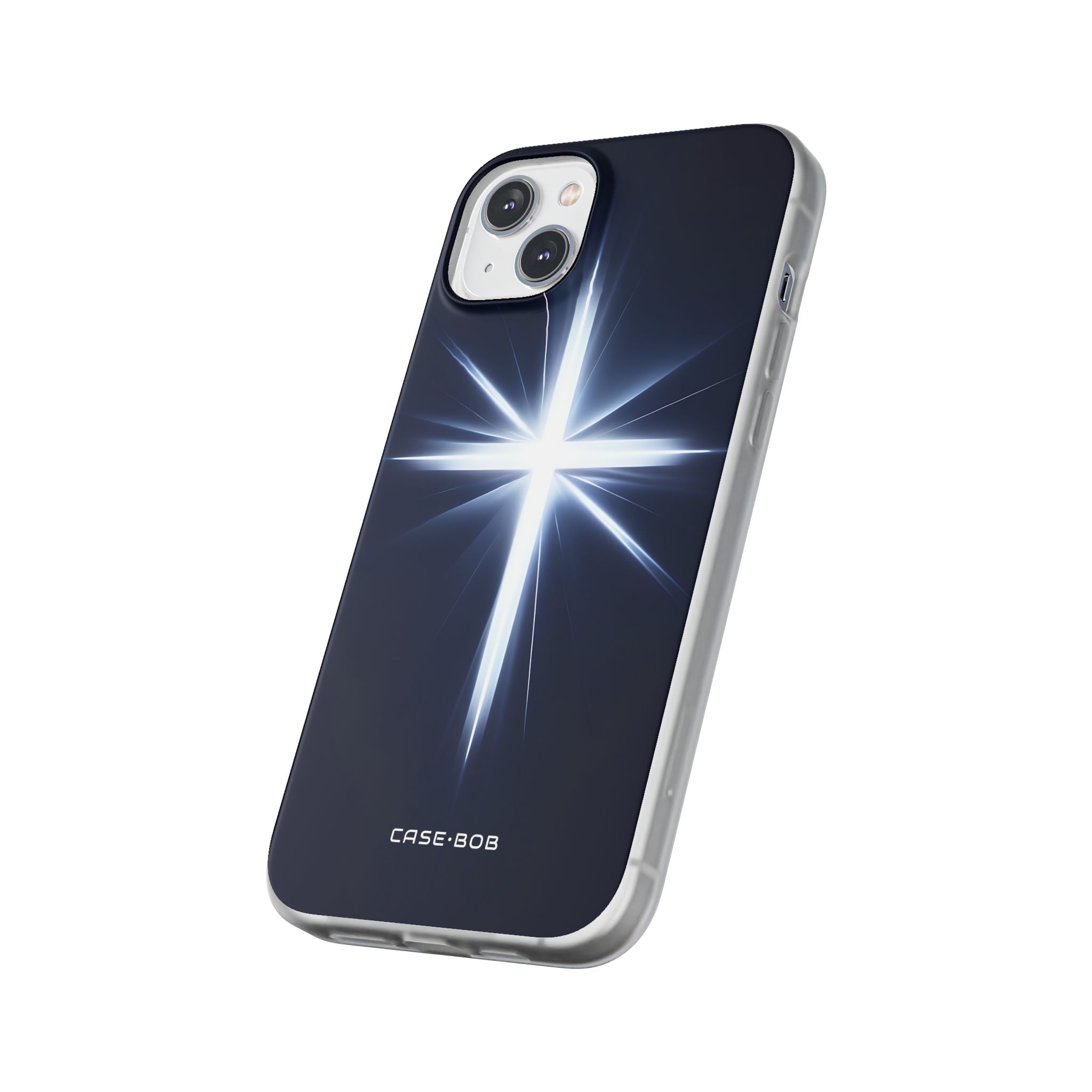 Glowing Crossburst iPhone 14 Plus Case - Soft