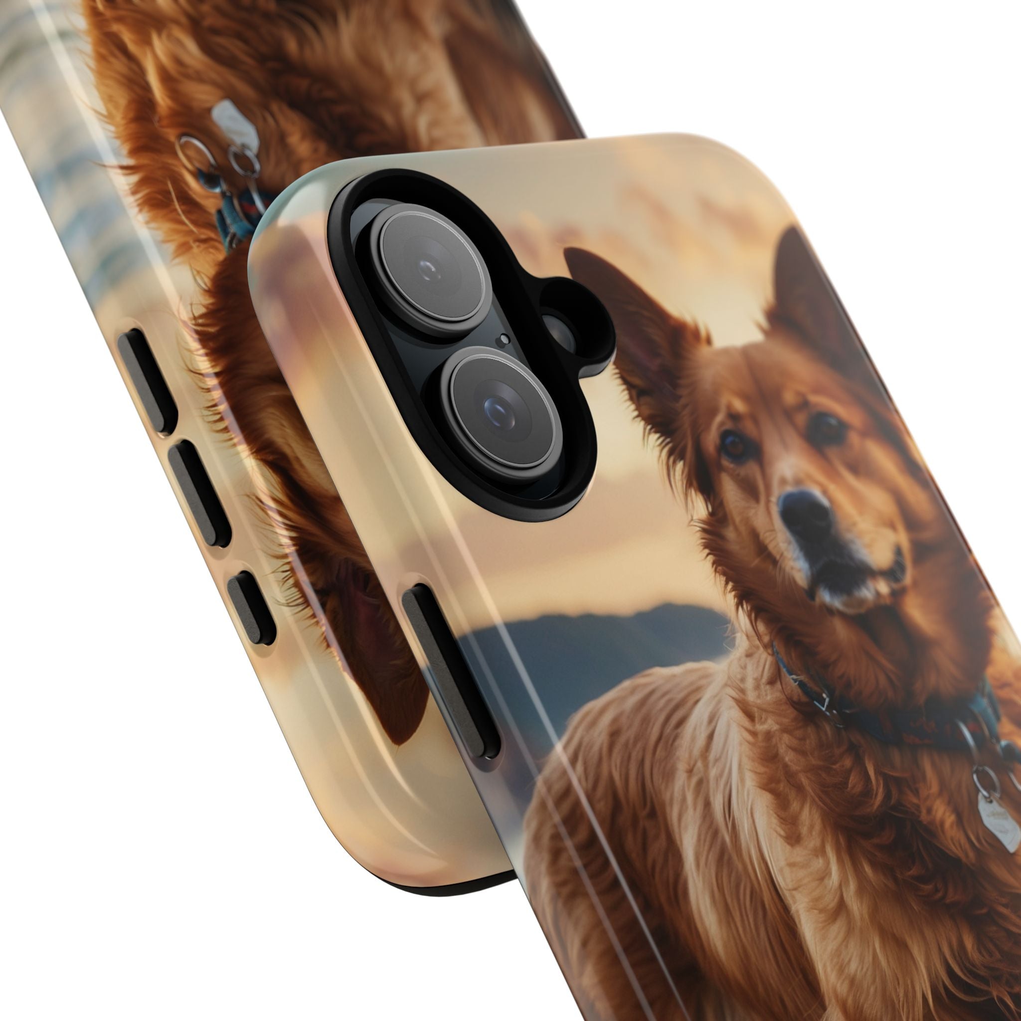 Golden Dog Plays - iPhone Case
