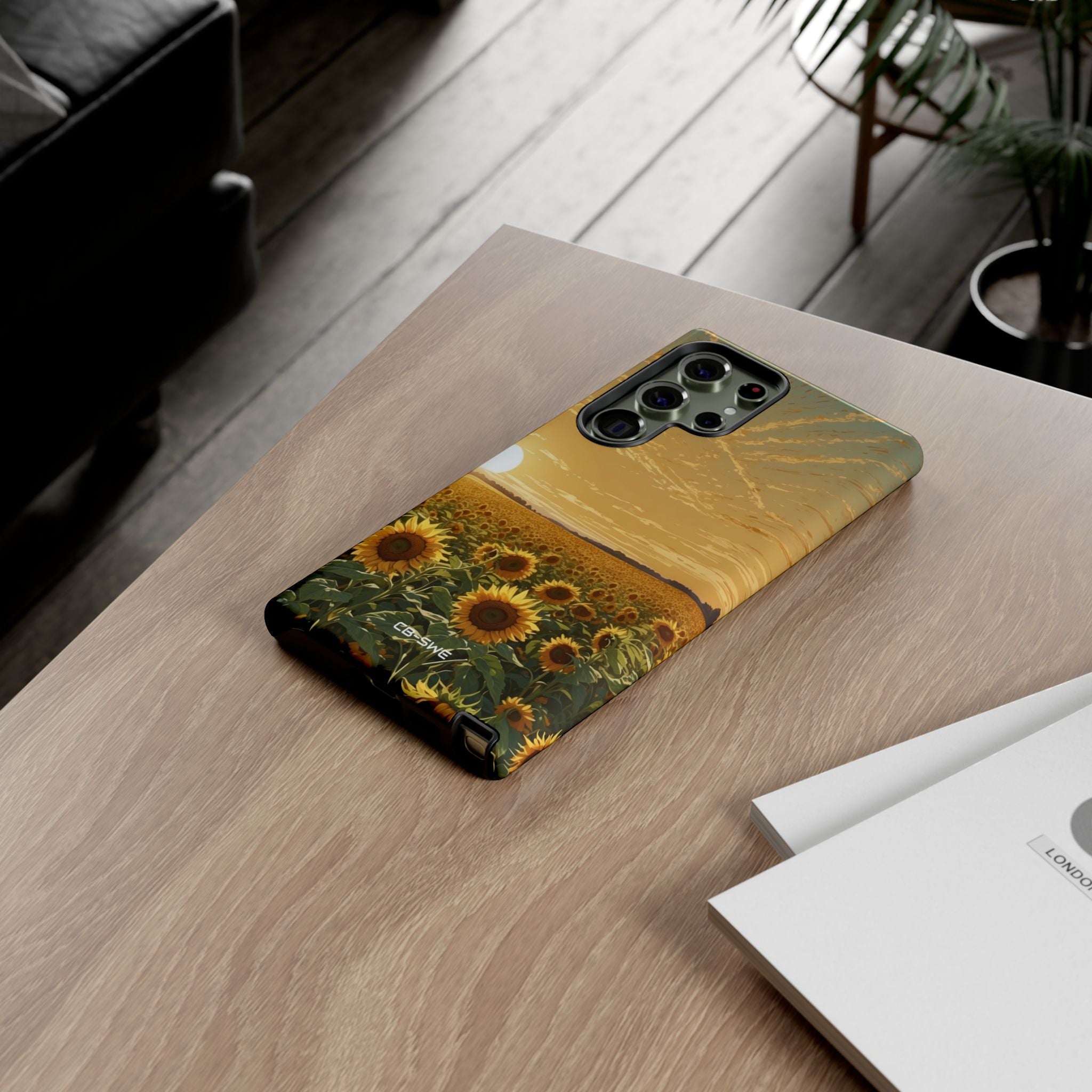 Sunflowers Embrace Sunset - Samsung Case