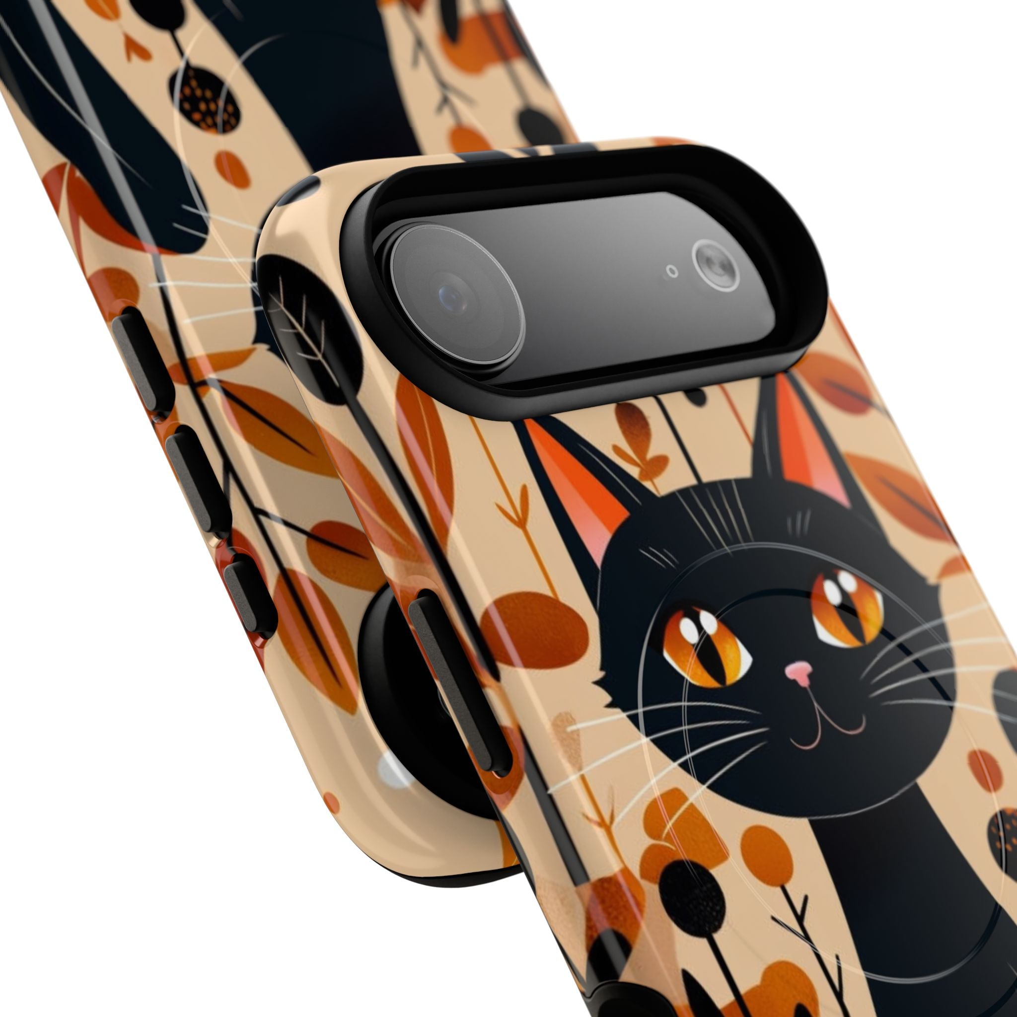 Black Cat Glow iPhone 17 Air Case - Tough+