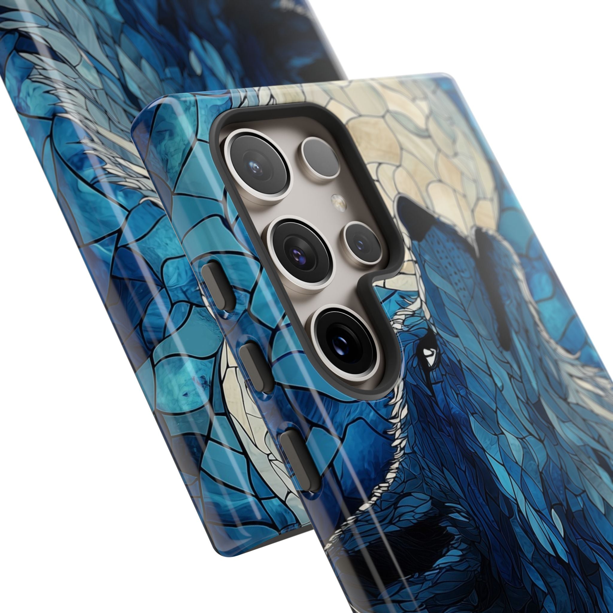 Wolf Howls Moonlight - Samsung Case