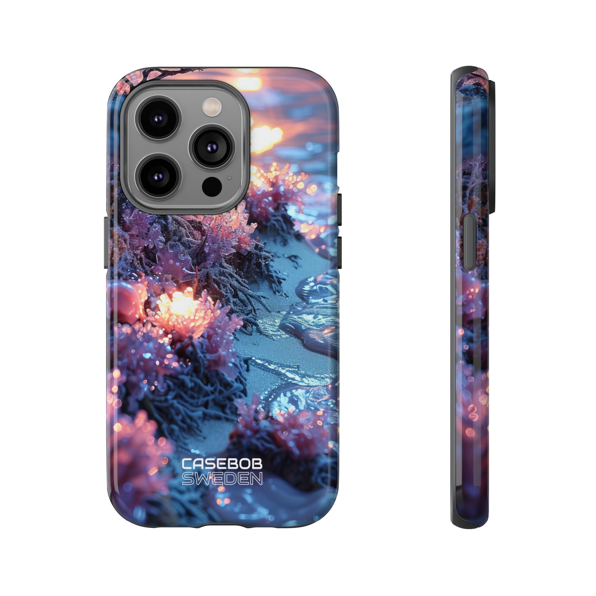 Crystal Sunset Shore iPhone 14 - Resistente