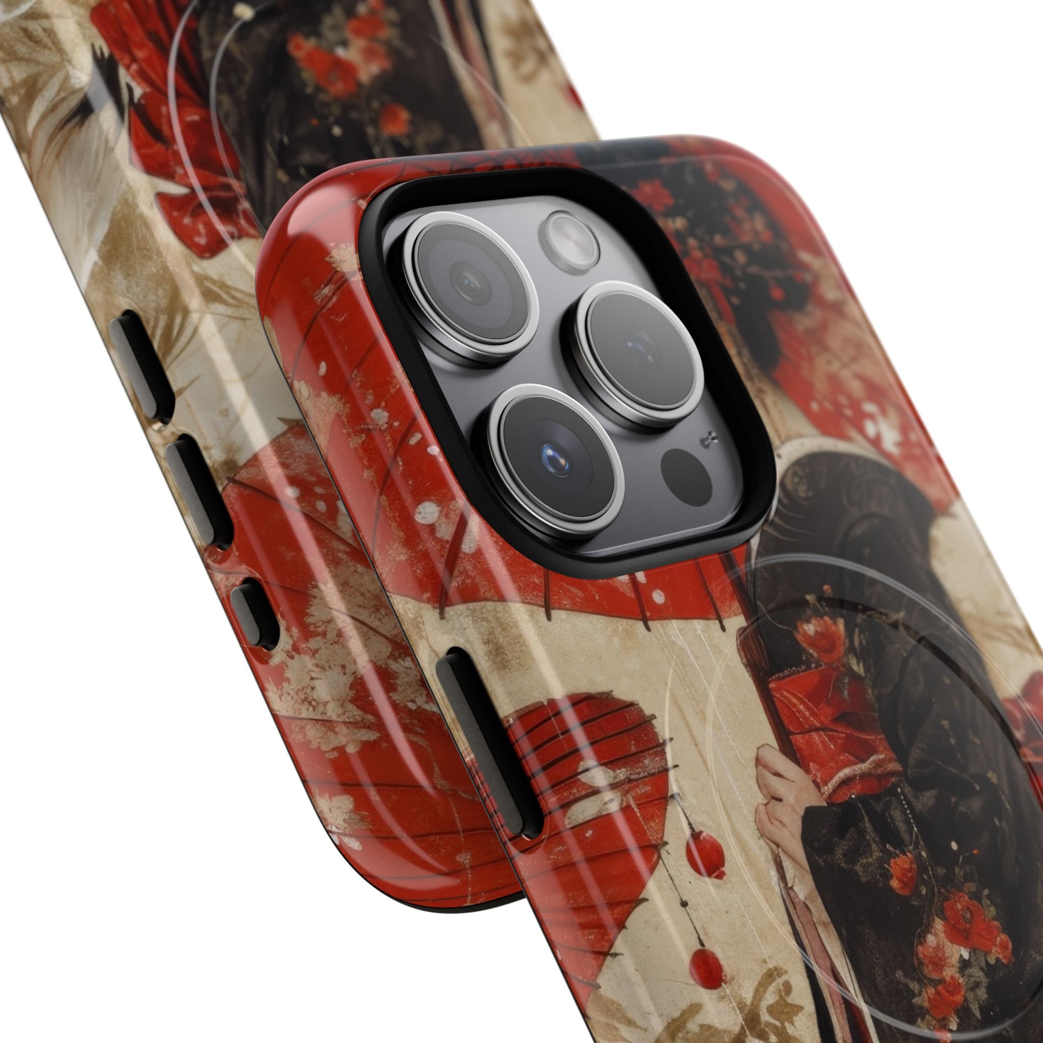 Scarlet Crane Dreams iPhone 15 - Tough+