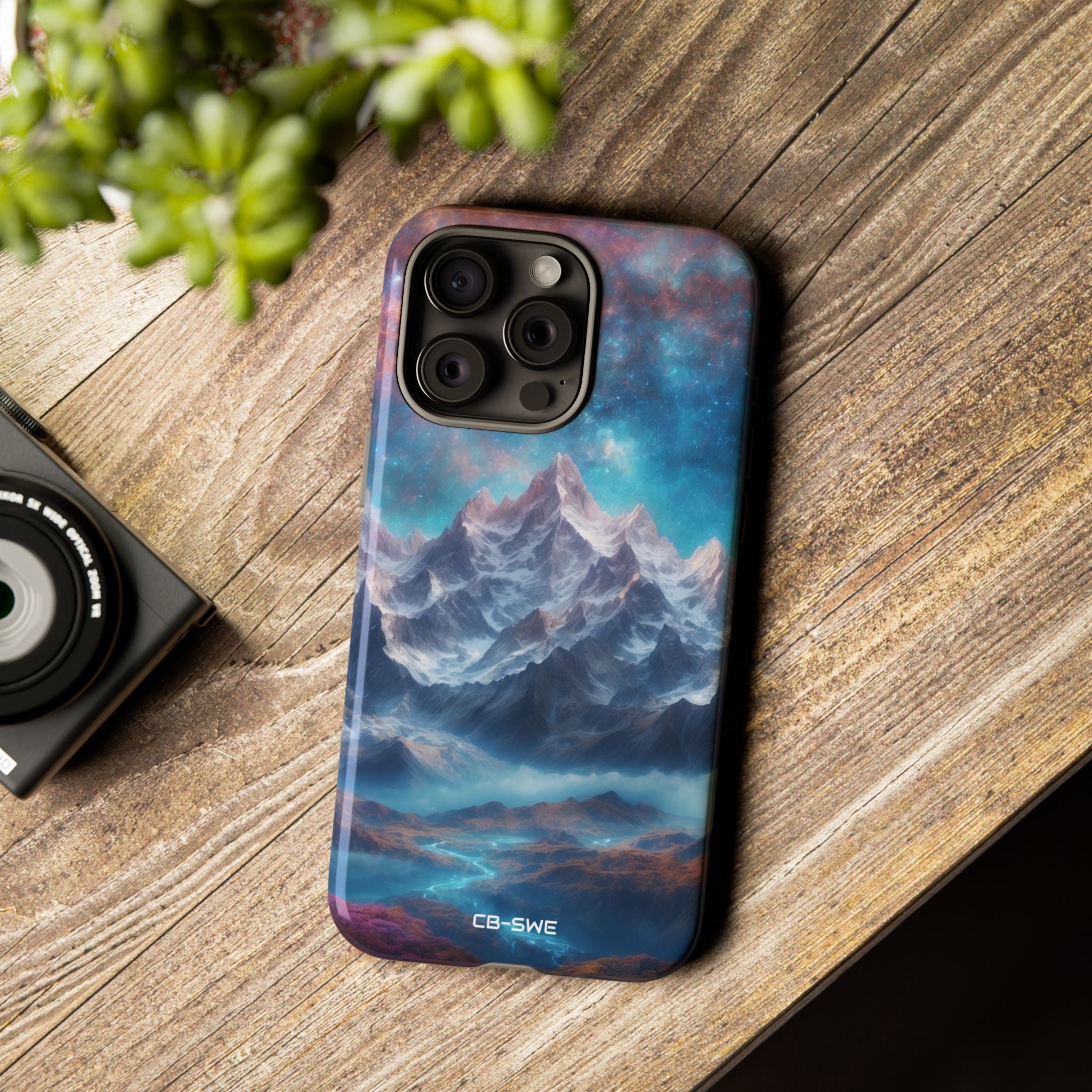 Celestial Mountains Rise - iPhone Case