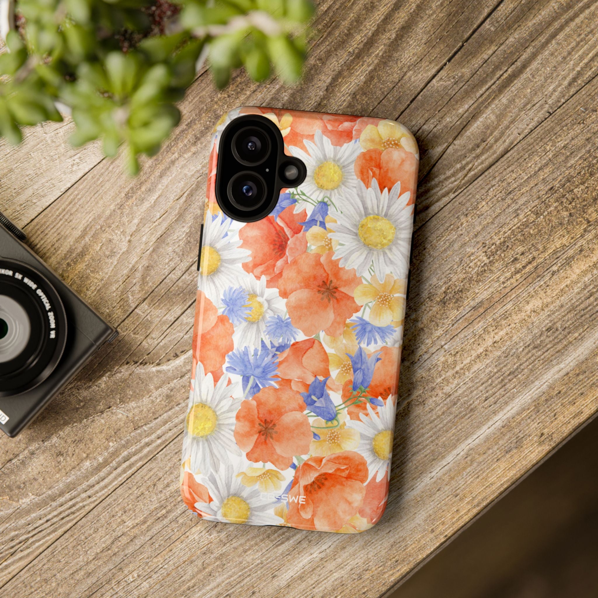 Watercolor Floral Harmony - iPhone Case