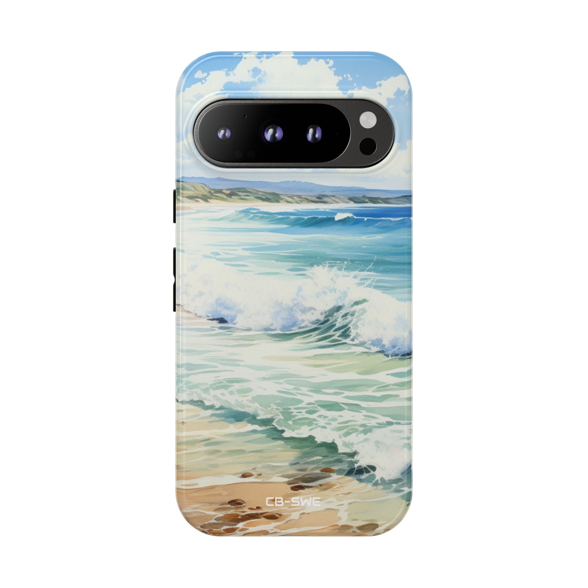 Serene Coastal Watercolors - Google Pixel Case
