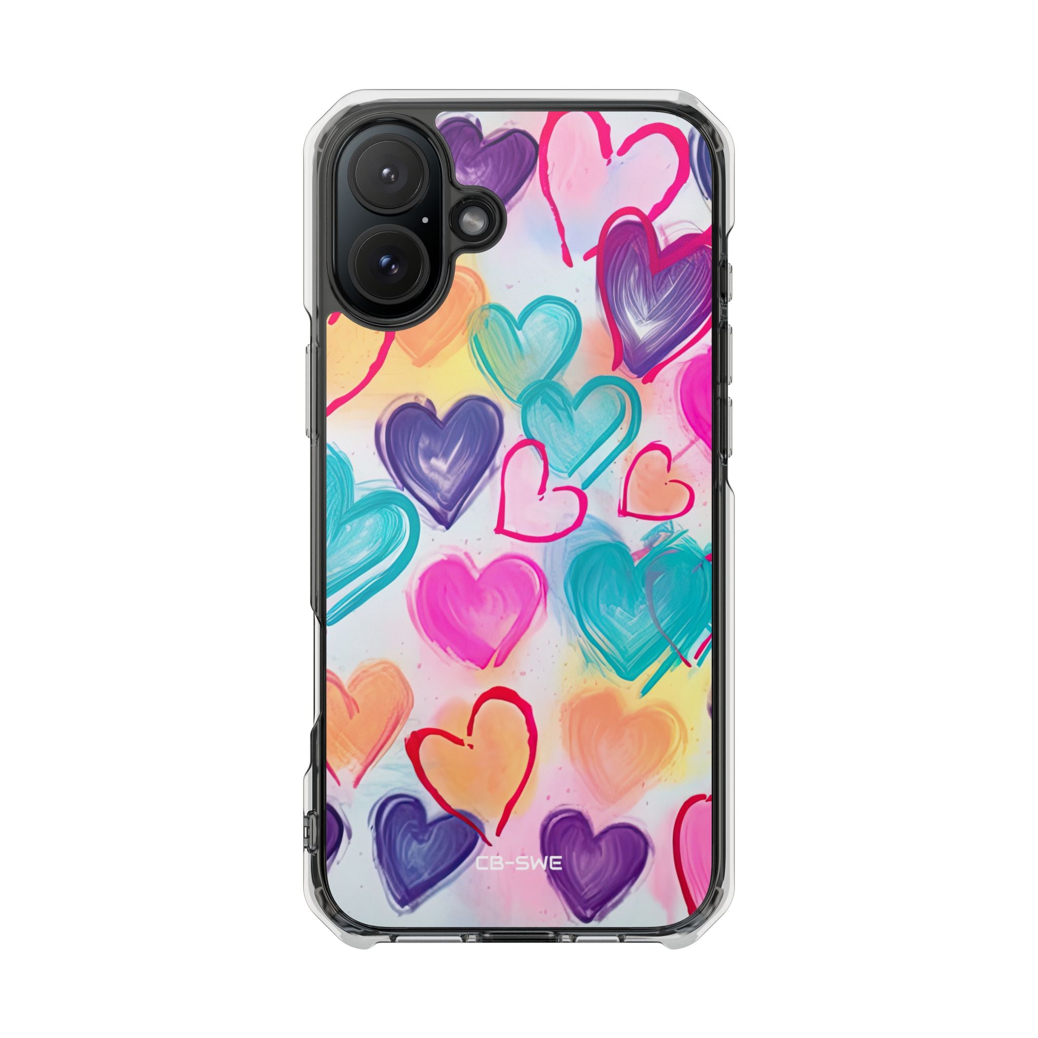 Hearts Dance Playfully iPhone Case - Impact