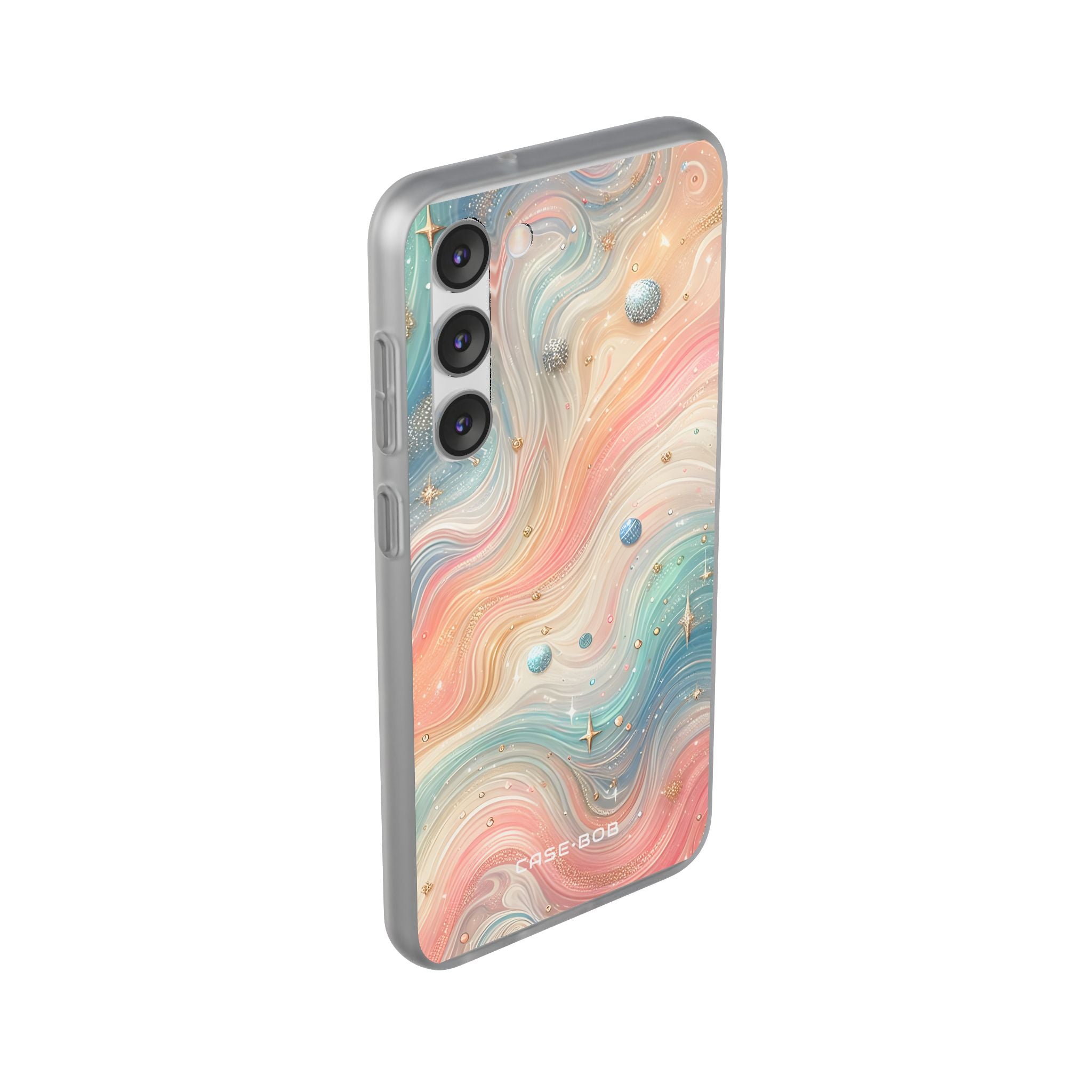 Iridescent Swirls Samsung S23 Plus Case - Soft