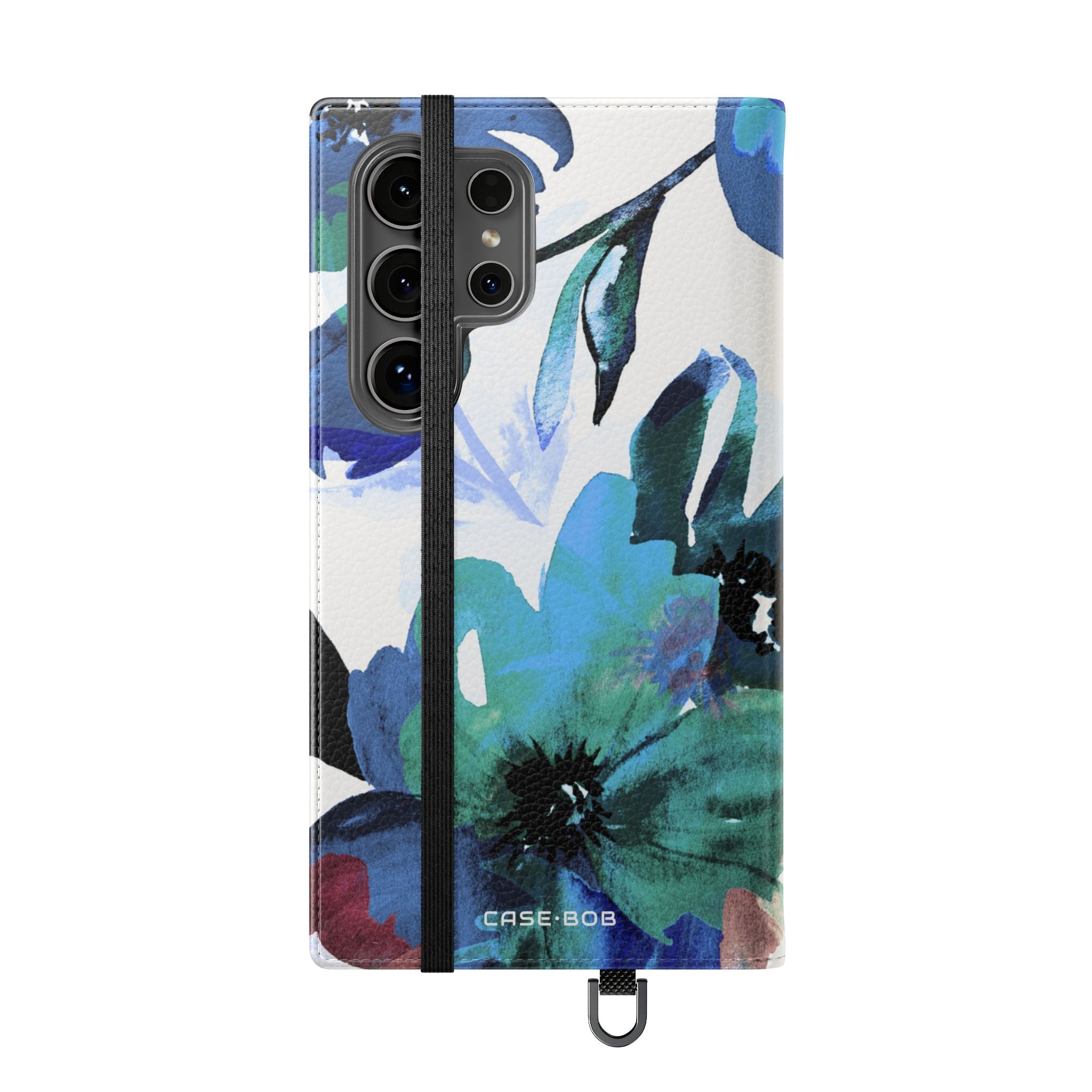 Sininen Bloom - Samsung S24 Ultra Case - Lompakkokotelo