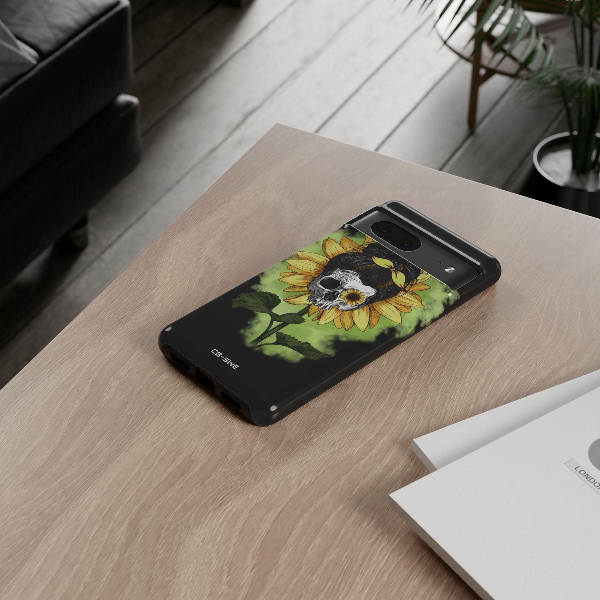Sunflower Skull Fusion - Google Pixel Case