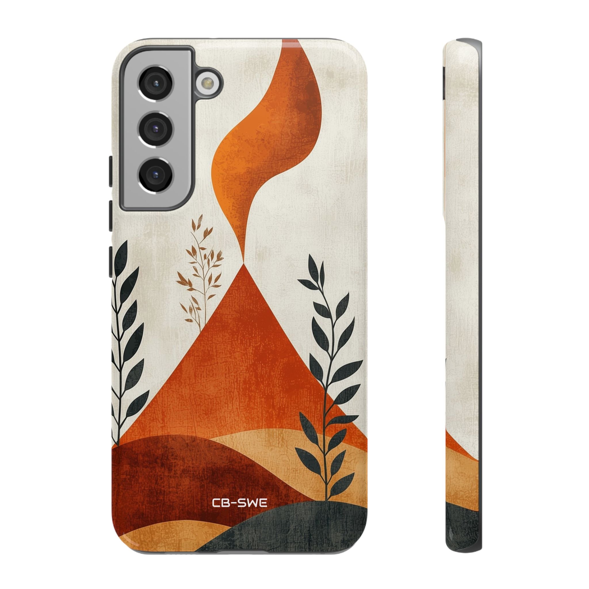Flames Touch Mountains - Samsung Case