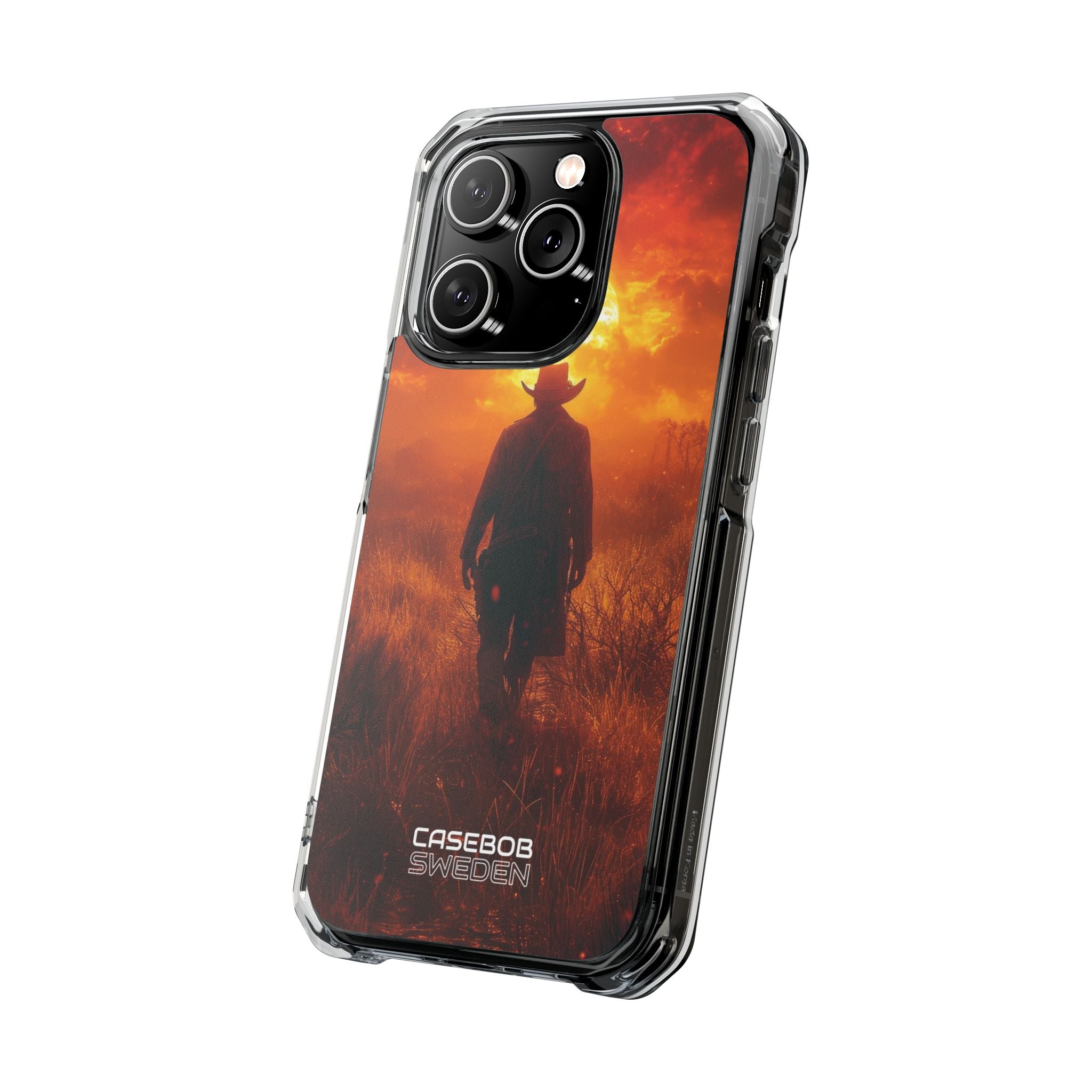 Fiery Sunset Cowboy iPhone 14 - Impact Clear+