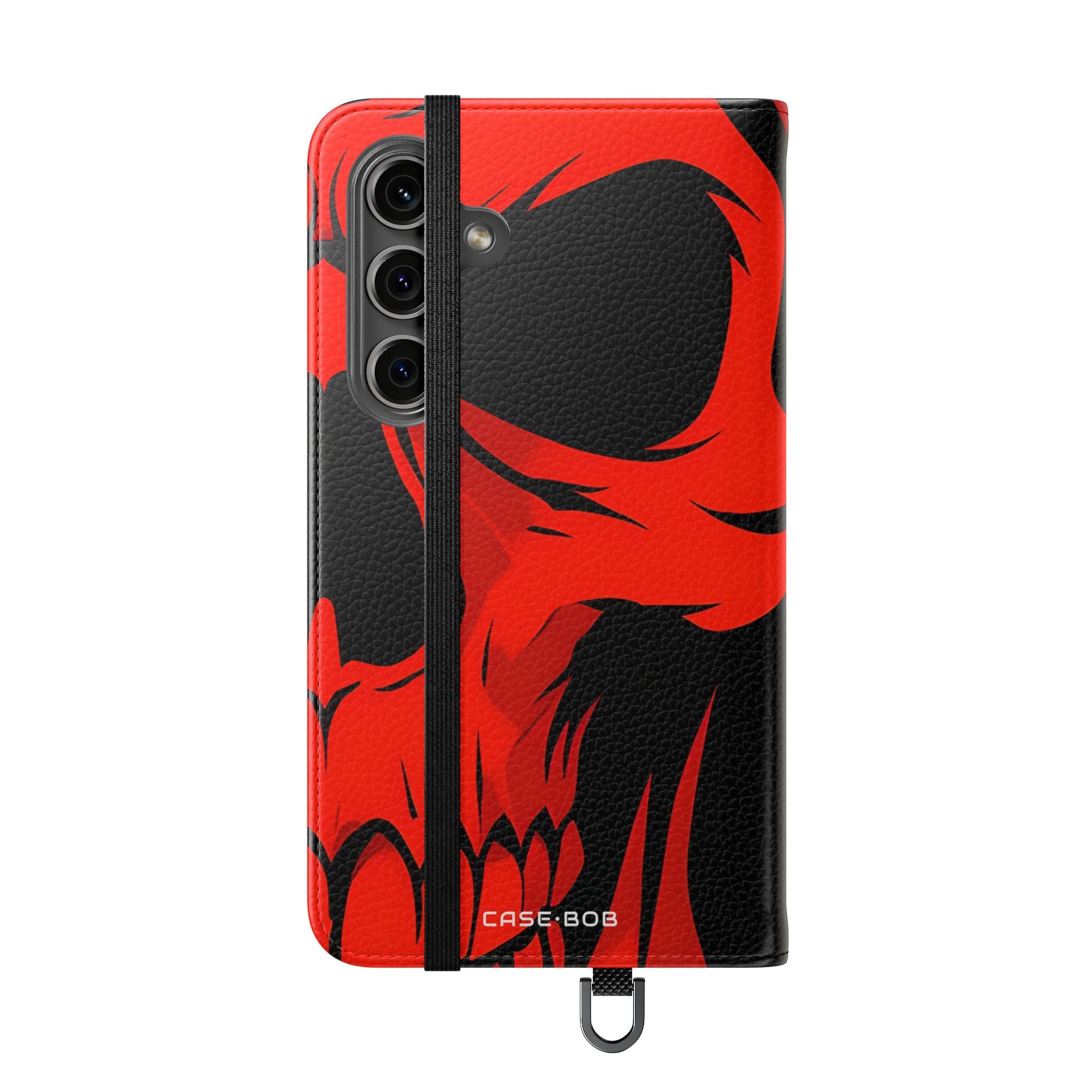 Dual Skulls RedBlue - Samsung S24 Case - Wallet