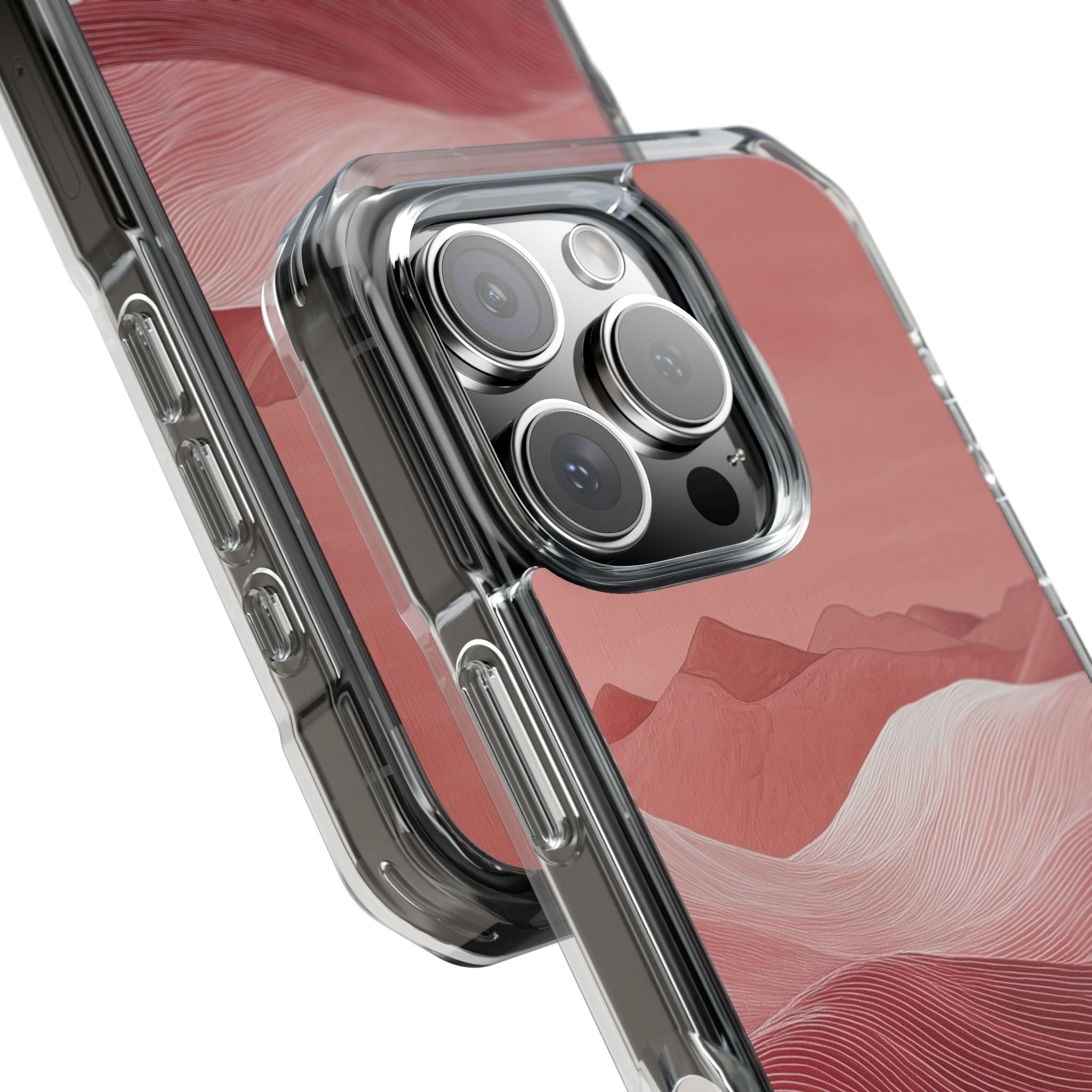 White Orb Dunes iPhone 16 Pro Case - Impact