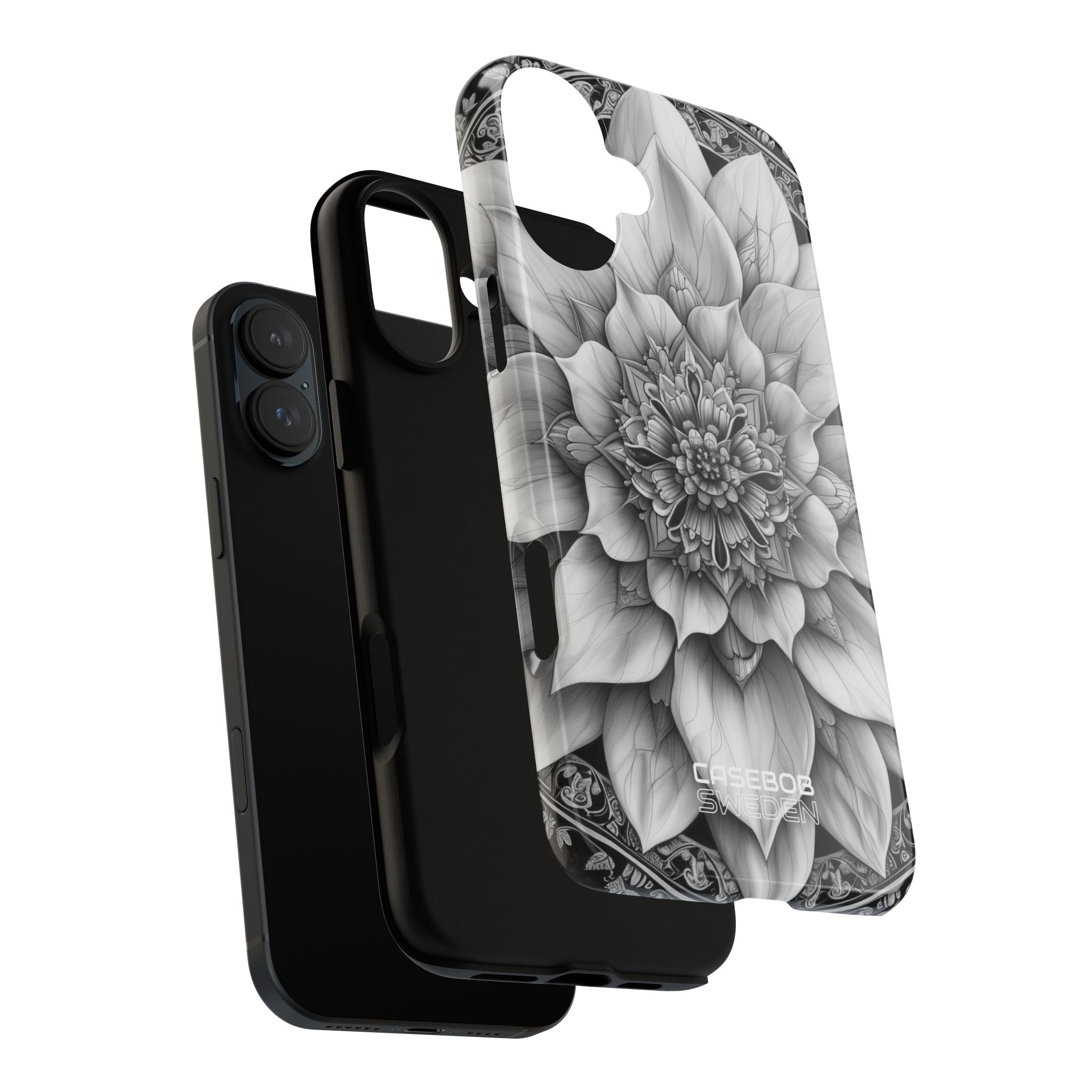 Cosmic Floral Mandala iPhone 16 - Tough